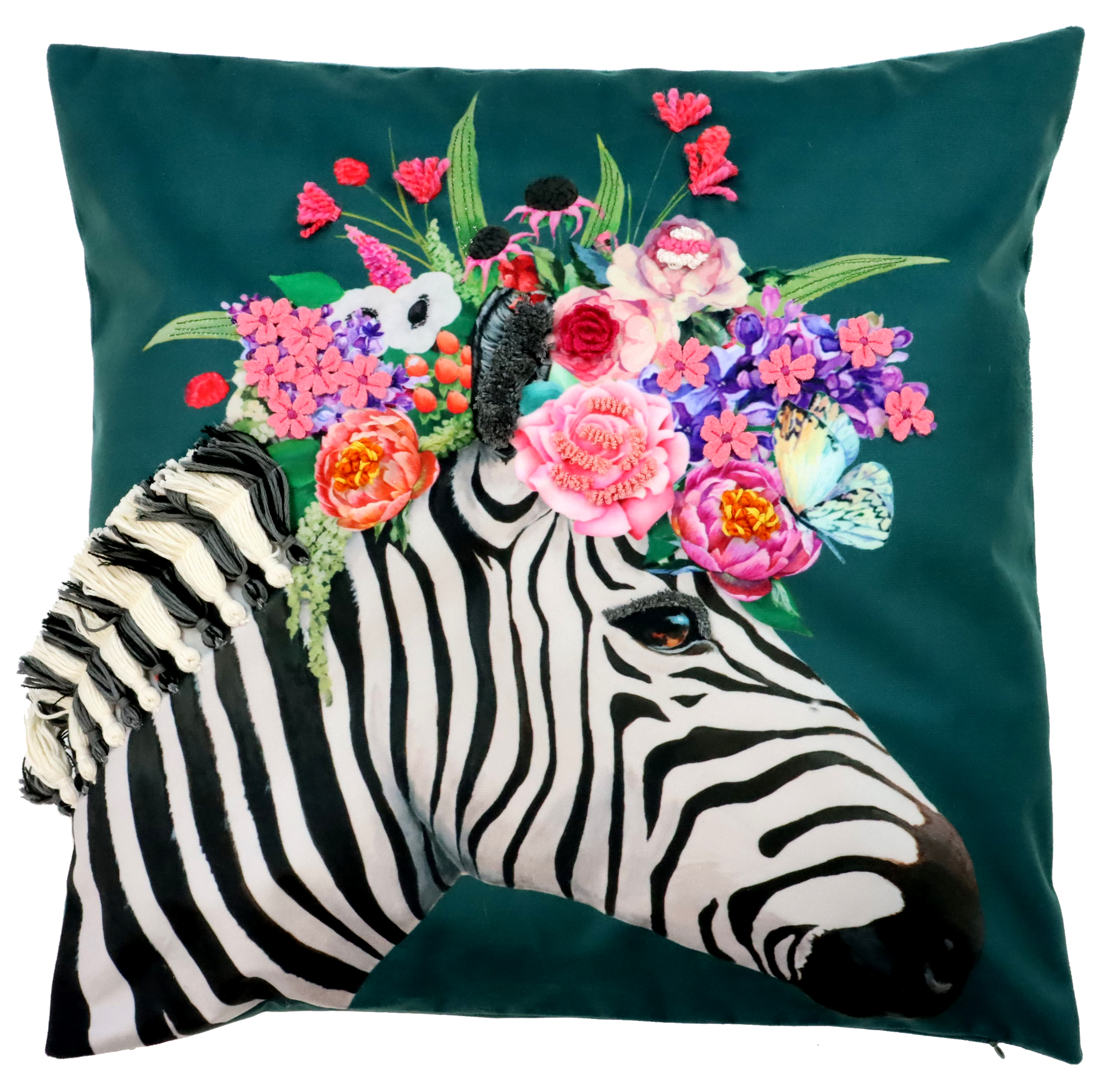 1043 HOUSSE COUSSIN  ZEBRA 45X45