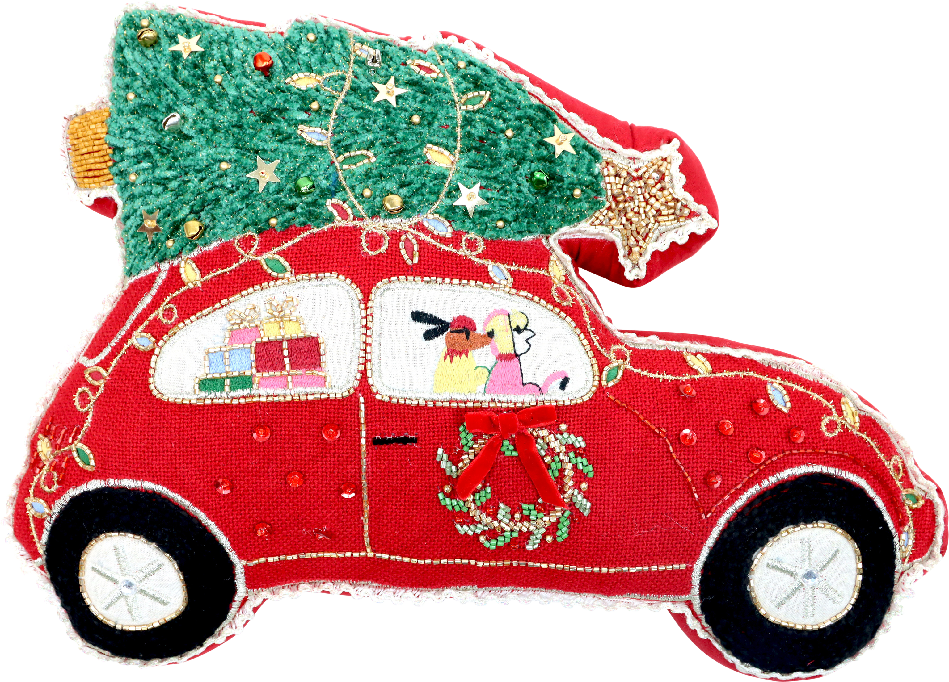 1189 CUSHION CHRISTMASCAR 28X39