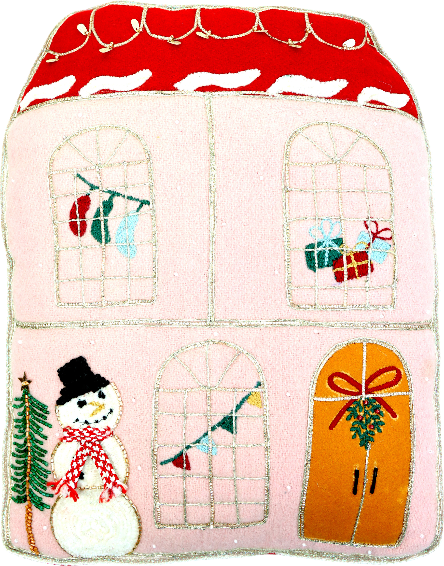1195 CUSHION CHRISTMASHOUSE 30X38