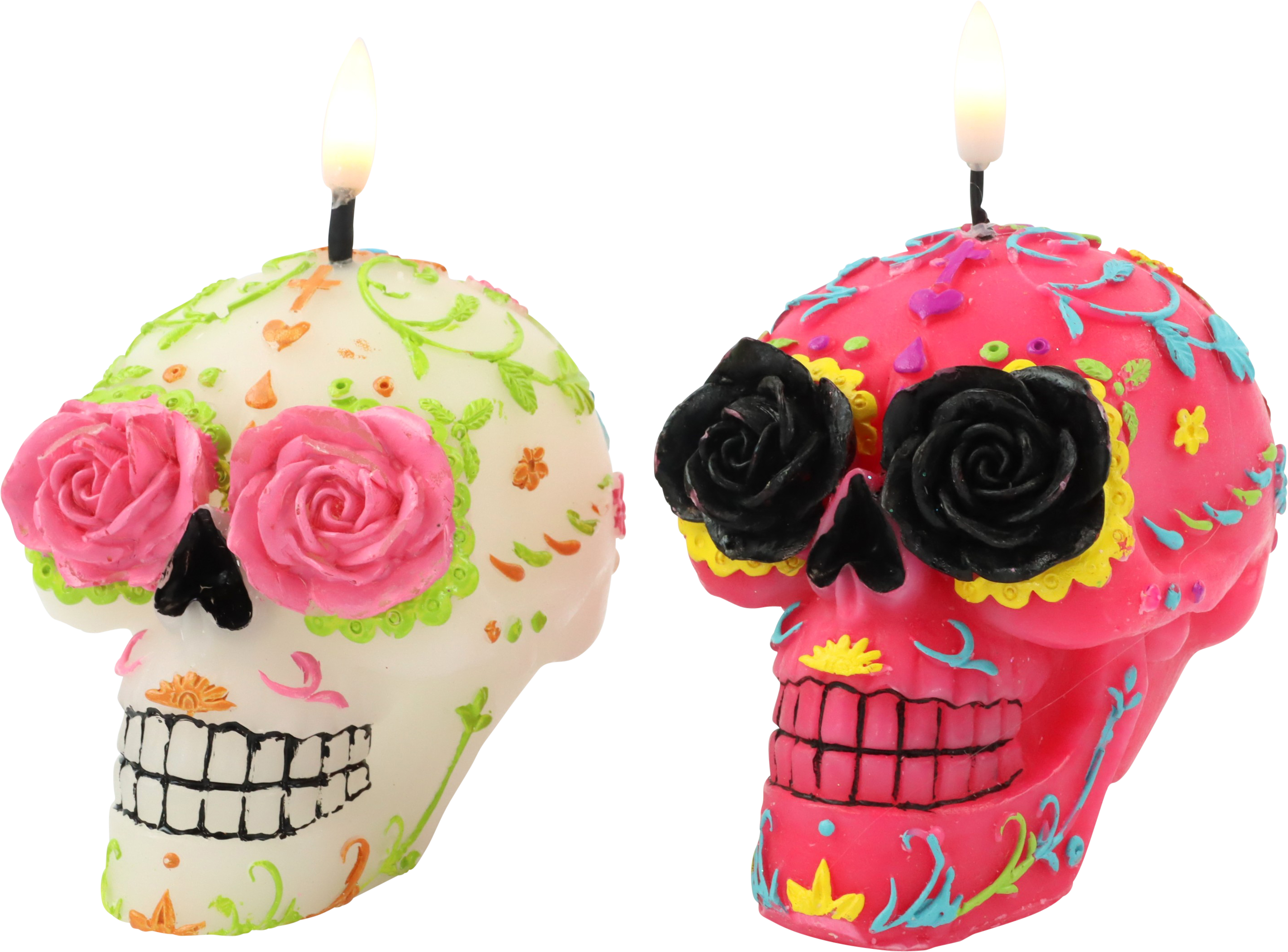 1278 LUZ LED CALAVERA  S/2