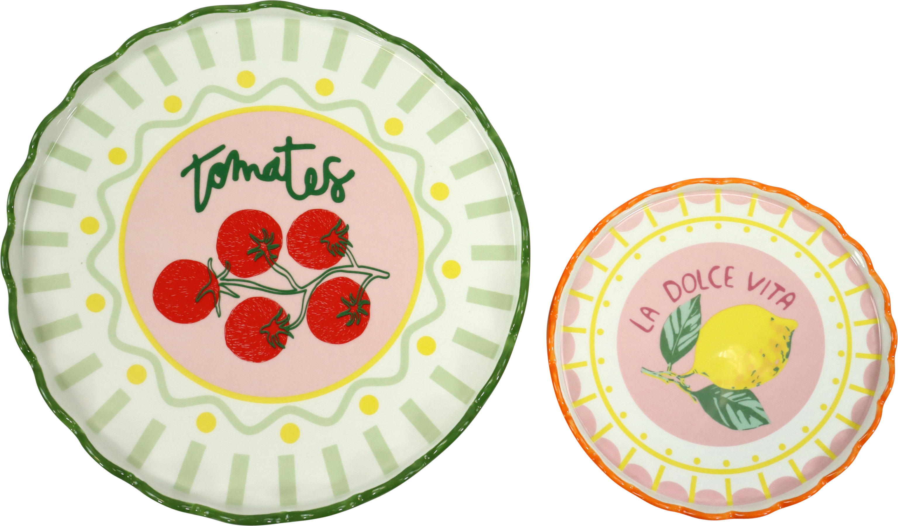 1349 ASSIETTE SERVICE DOLCE VITA  2P