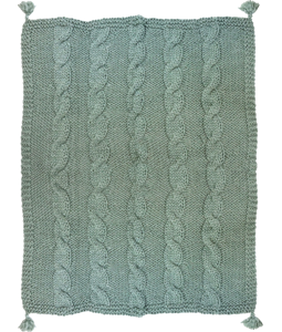 1656 KNITTED BLANKET GSTAAD 120X150