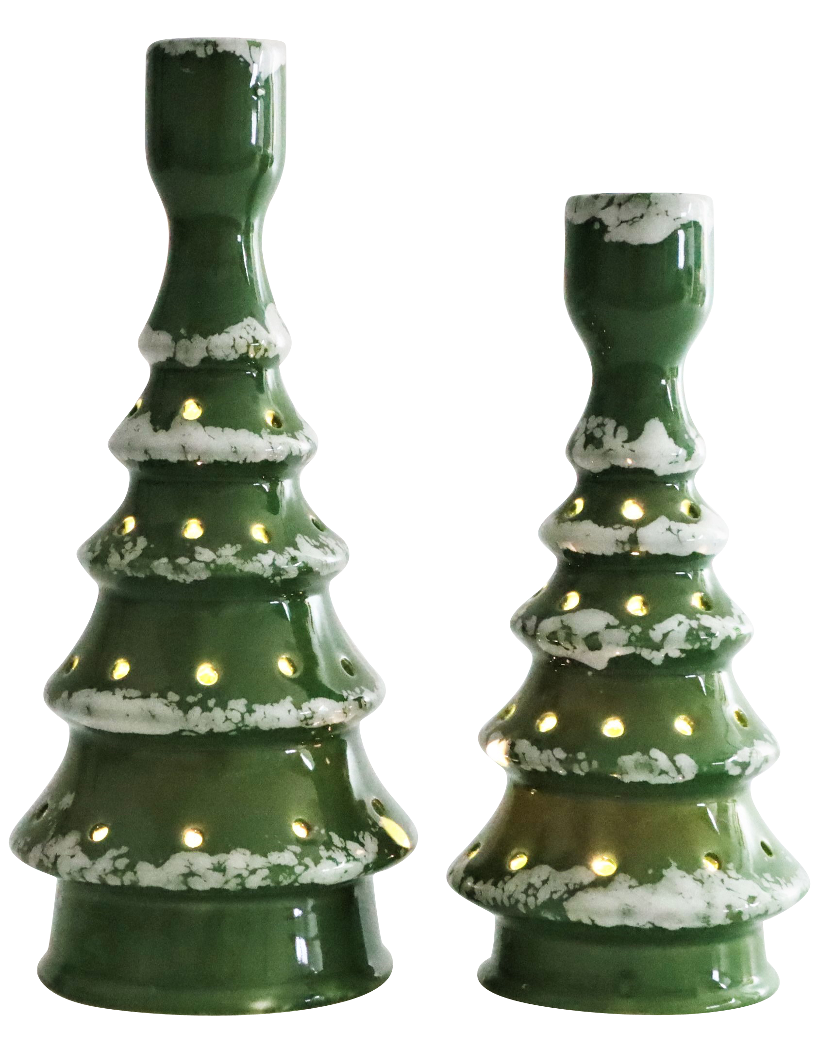 1848 CANDELABROS LED  SILVA  S/2