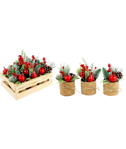 1862 BOUQUETS IN KISTE CHRISTMAS  S/6