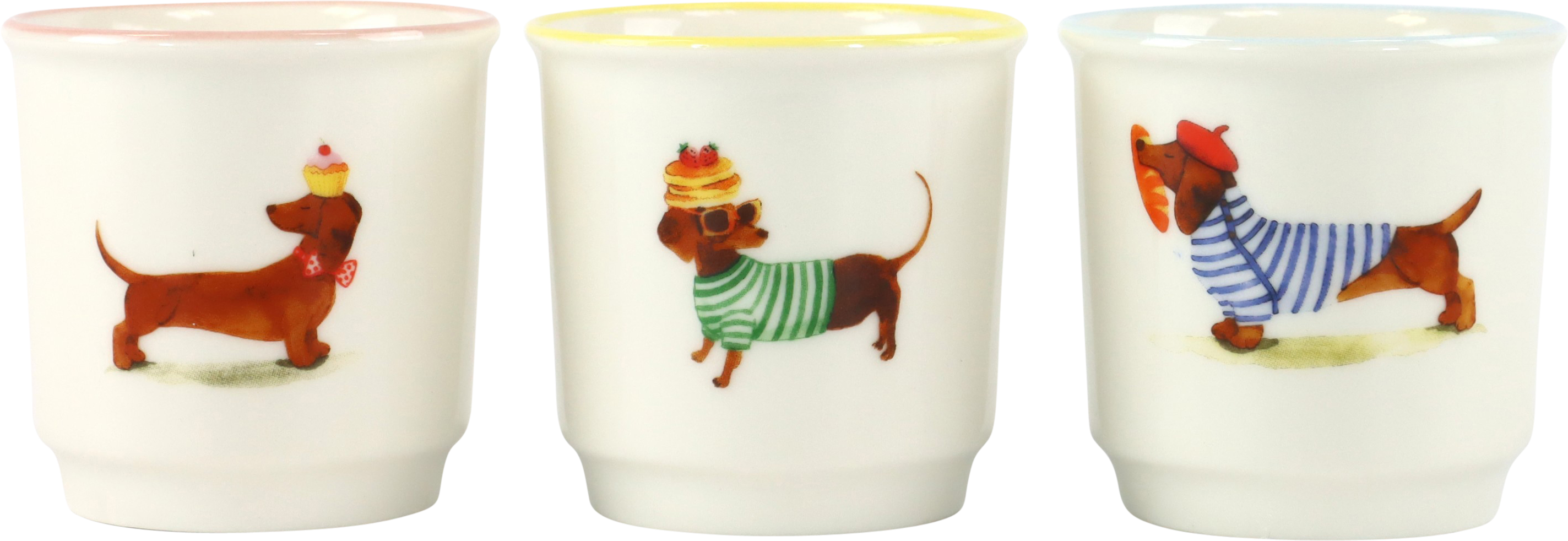 2706 TASSES ESPRESSO BARK&TABLE  3P