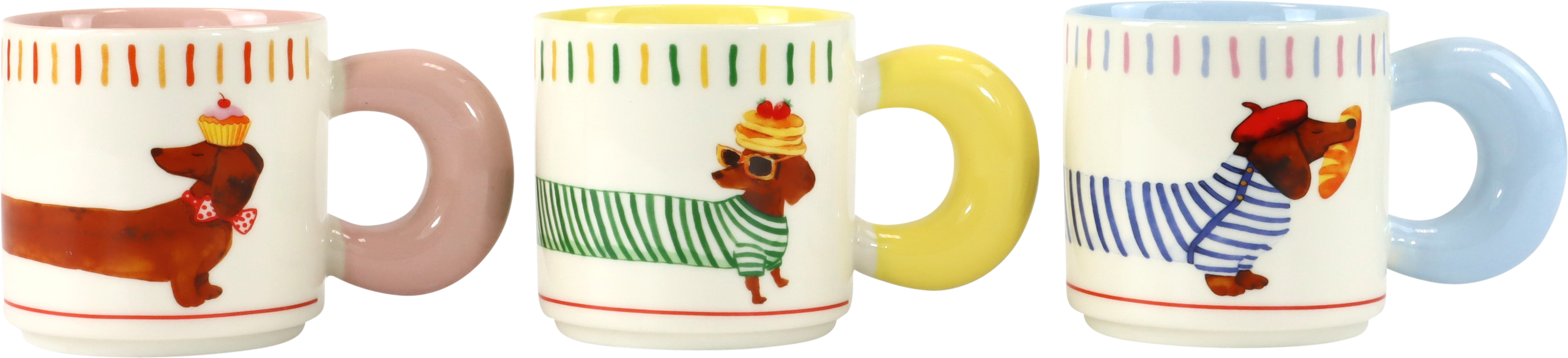 2720 TASSES ANSE BARK&TABLE  3P