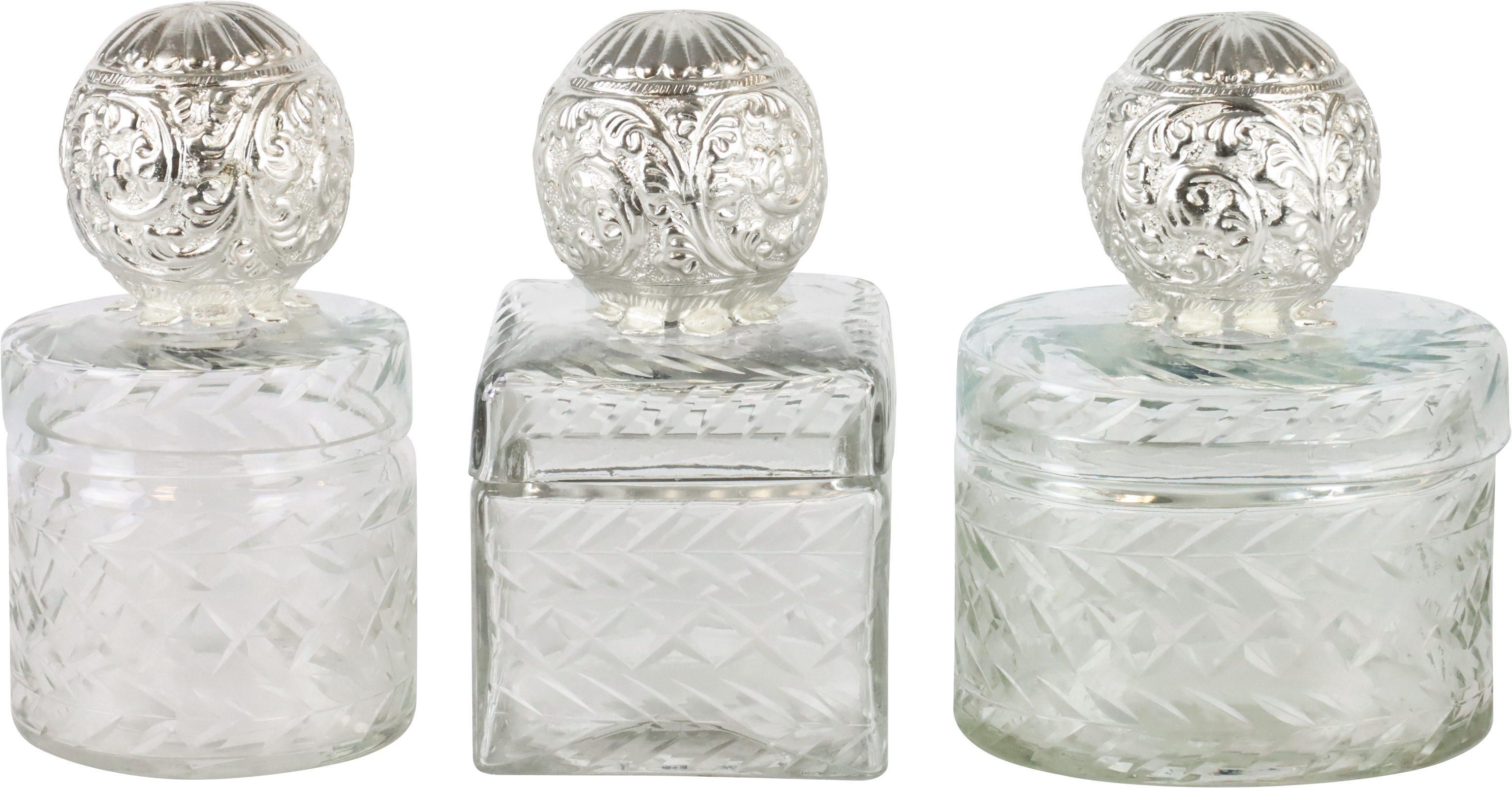 2736 GLASSBOXES ALHAMBRA  S/3