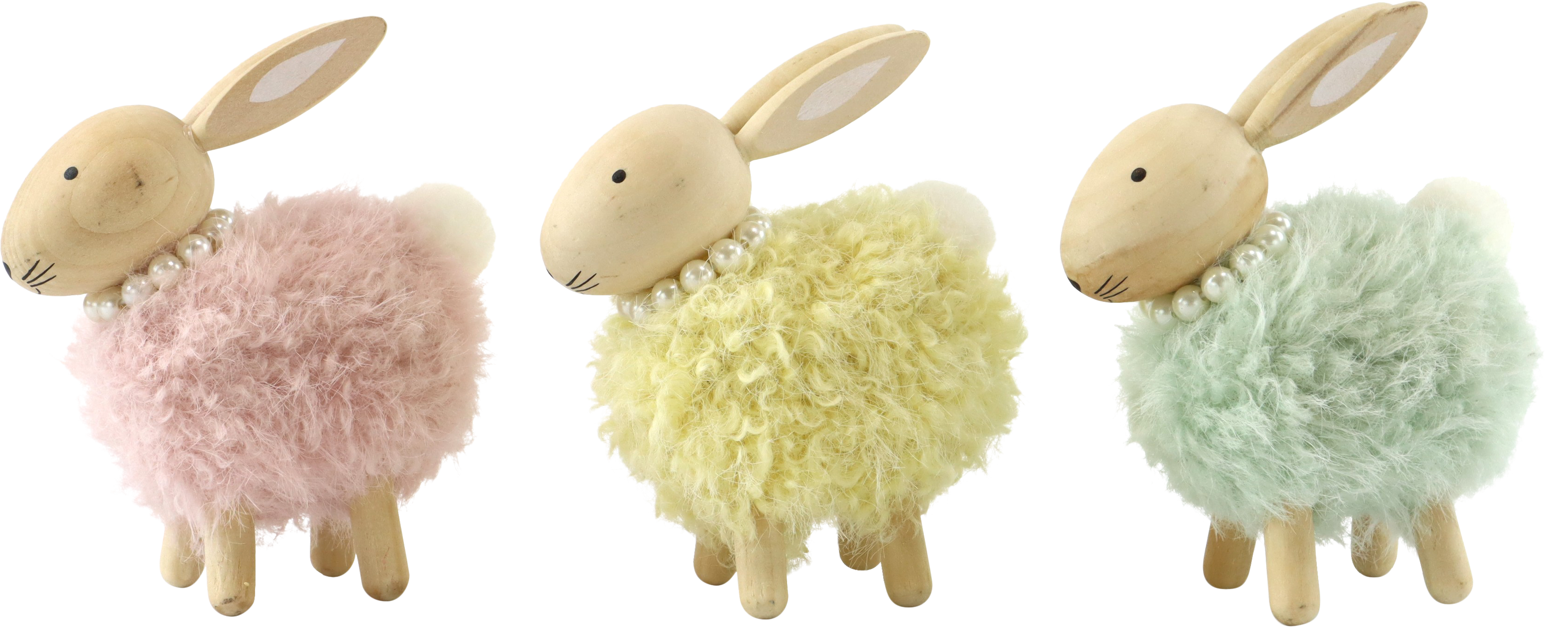 2836 HASENFIGUREN PASTEL BUNNY  S/3