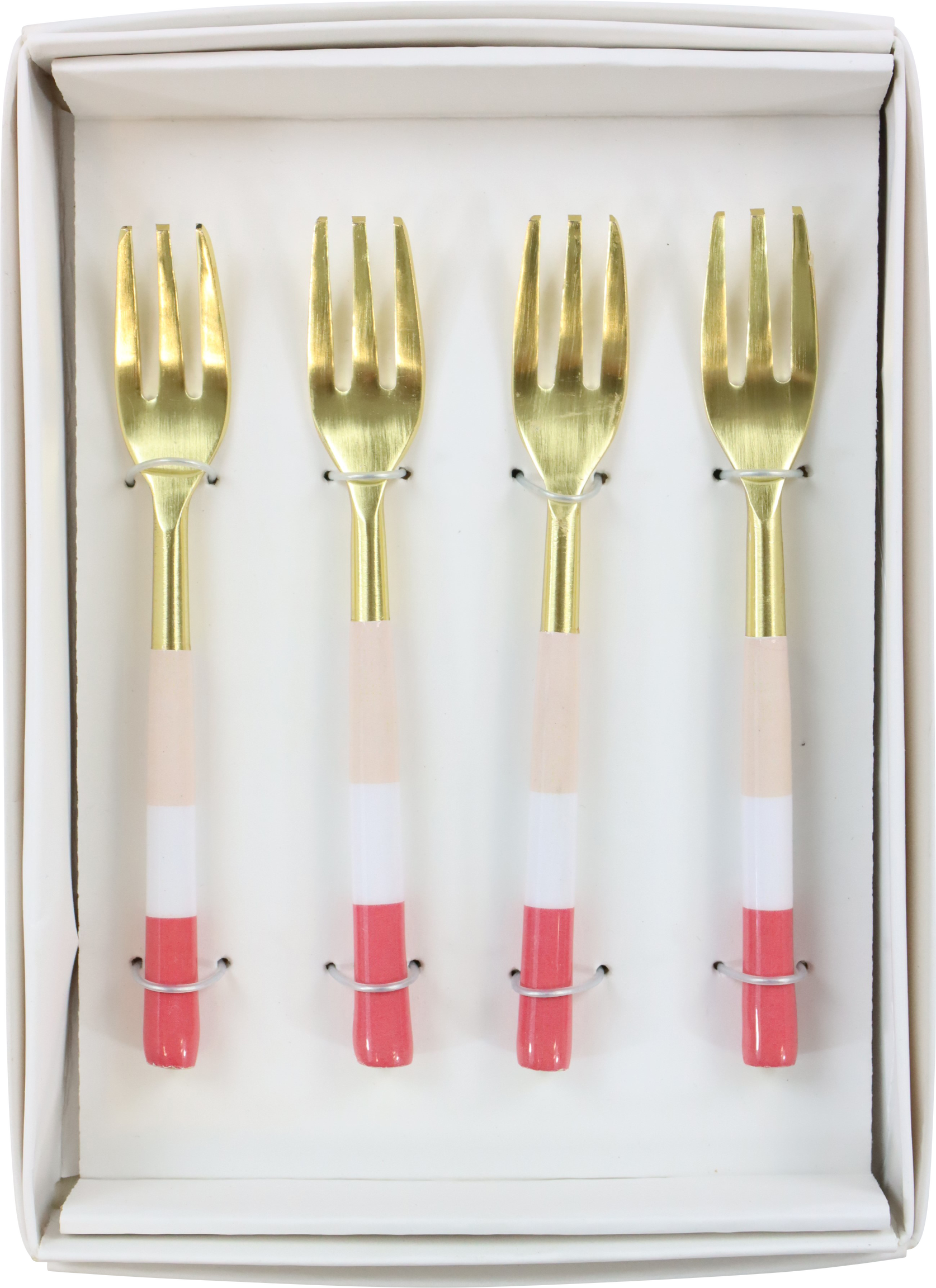 2916 FORKS SET RAINBOW  S/4