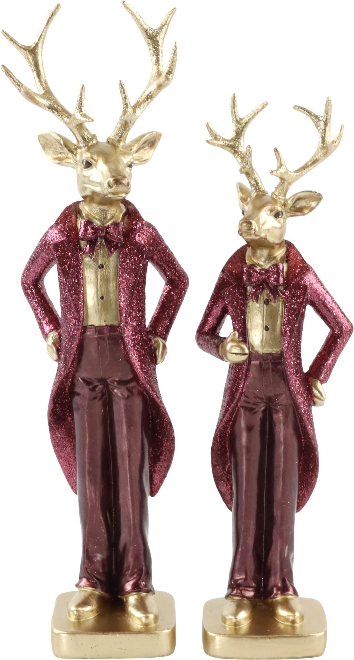 2965 FIGURINES MAJESTIC DEERS  S/2