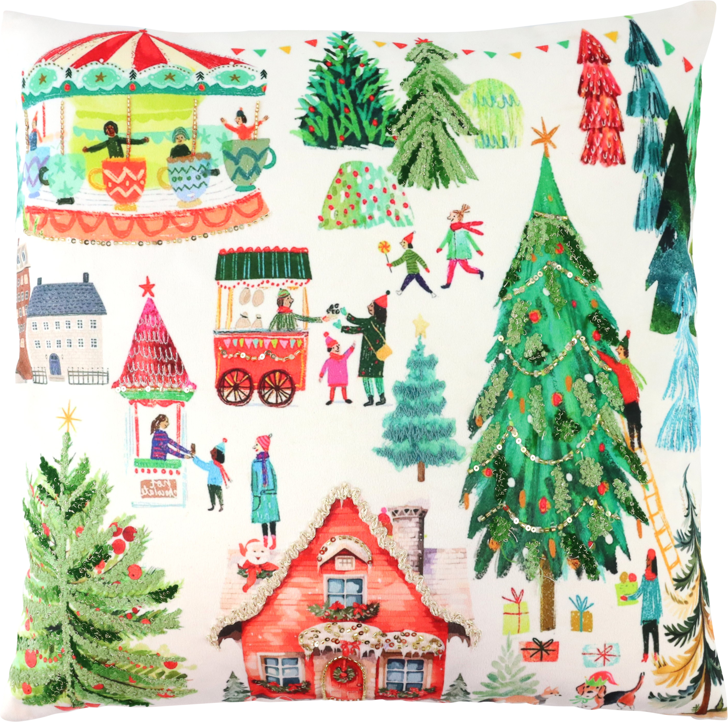3168 KISSENHÜLLE NOEL VILLE 45X45