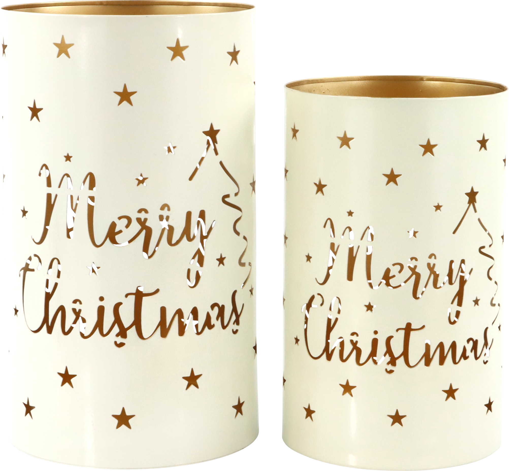 3581 LANTERNS NORDIC WHISPER  S/2