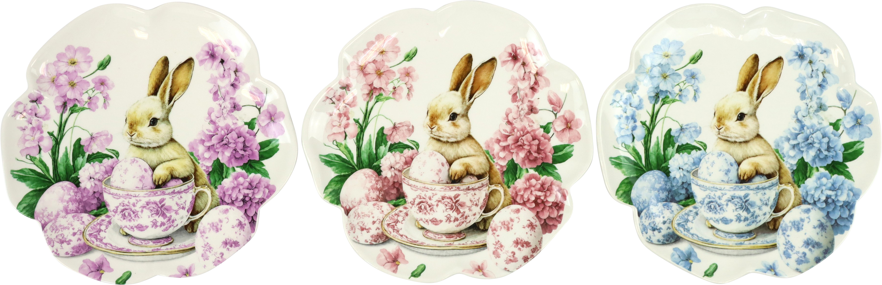 4251 ASSIETTE BUNNY TALES  3P