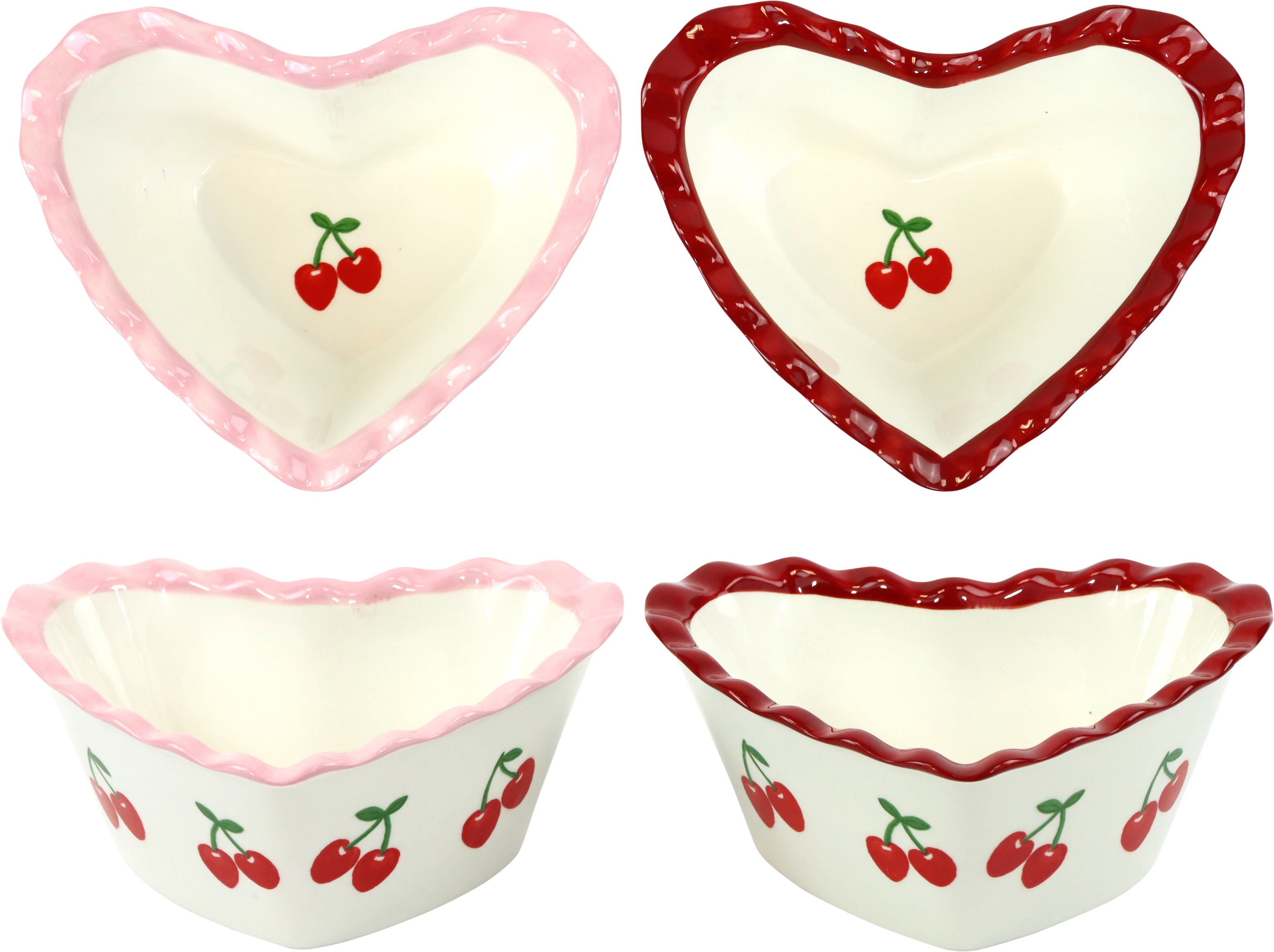 4297 COUPES CŒUR CHERRY LOVE  2P