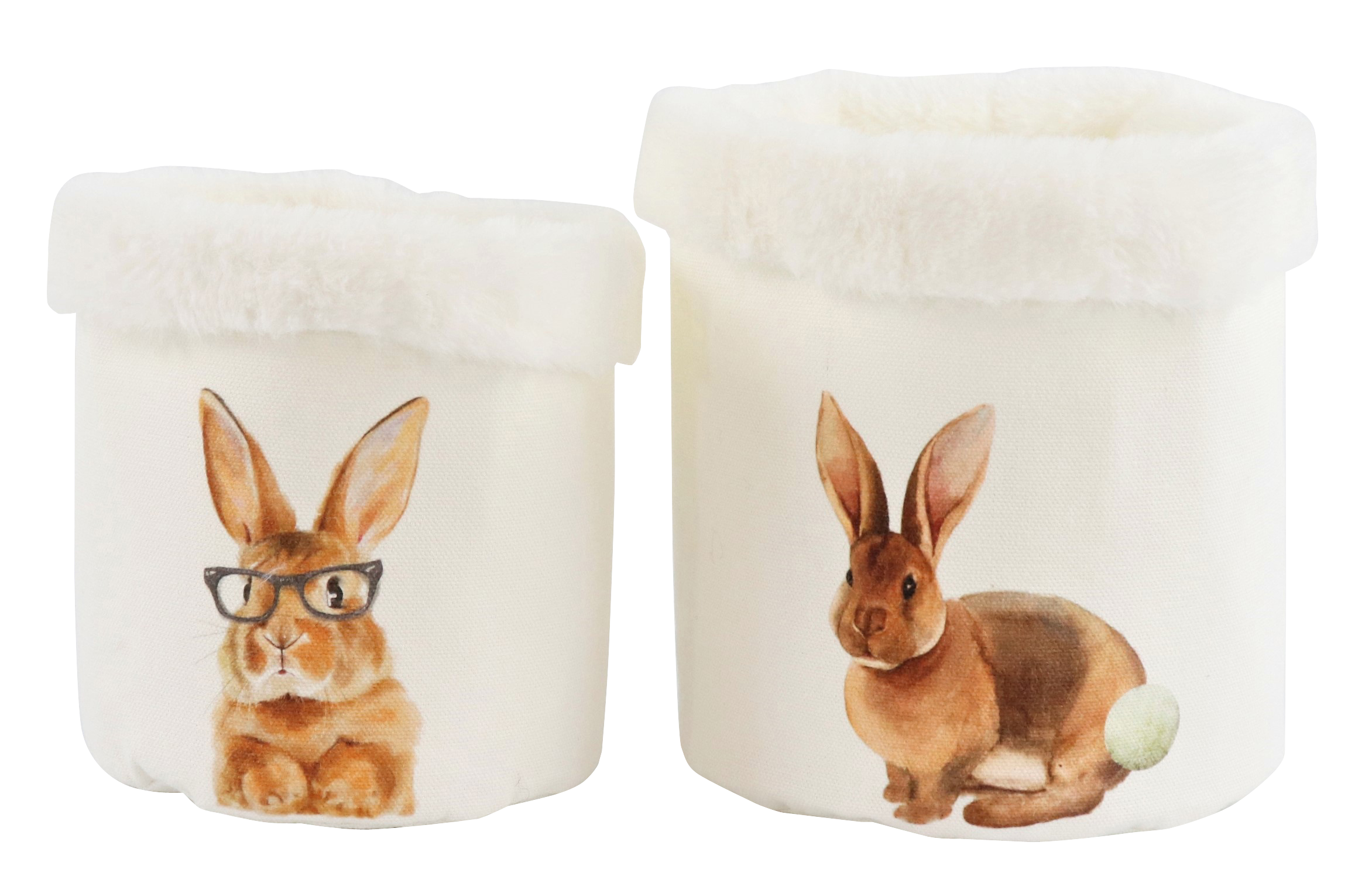 4440 STOFFKÖRBE HAPPY HASE  S/2