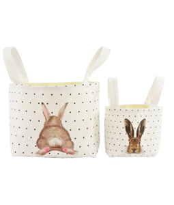 4443 BASKETS HAPPY HASE  S/2