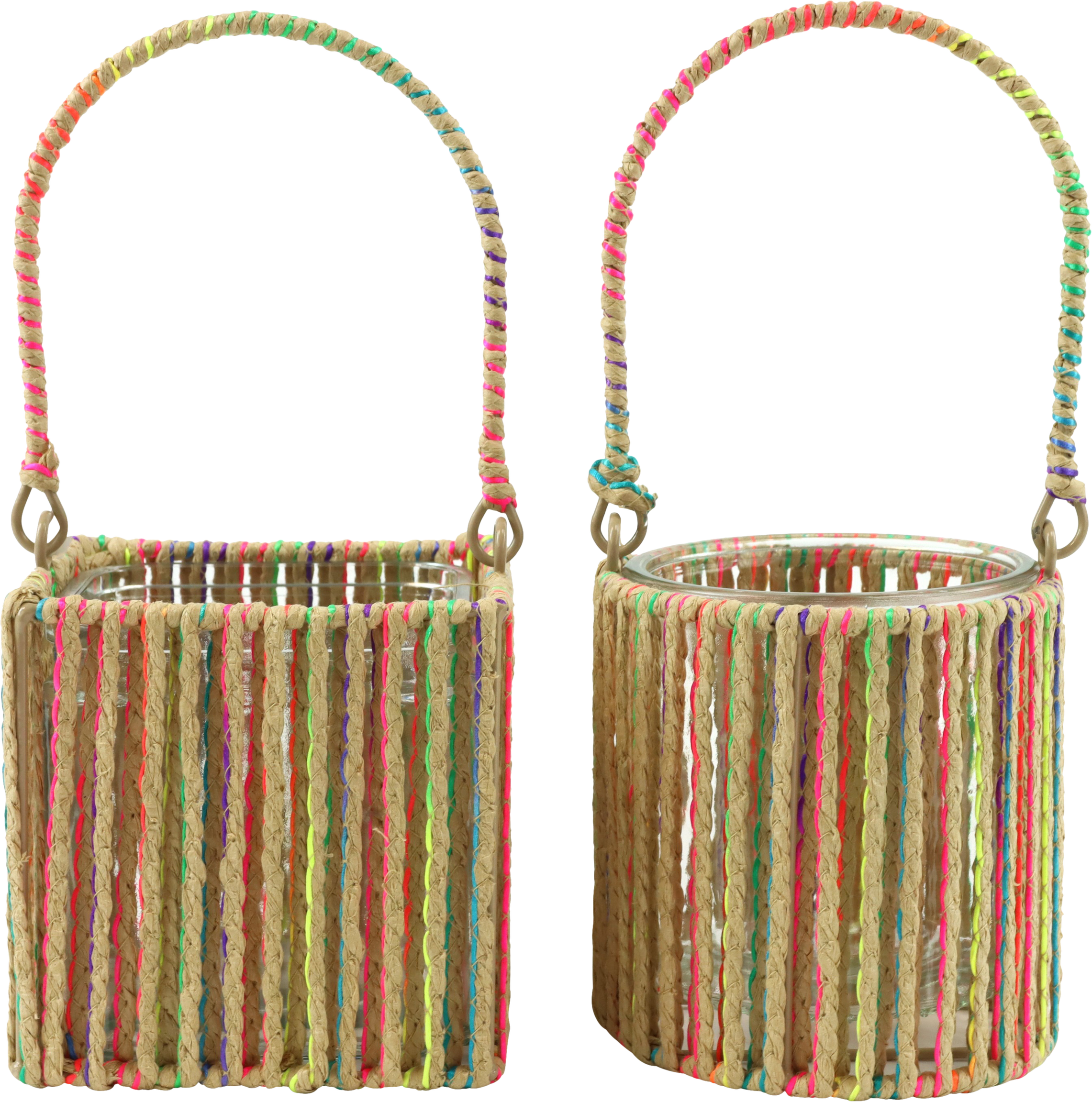 4481 LANTERNES VERRE RAINBOW ROOTS  2P