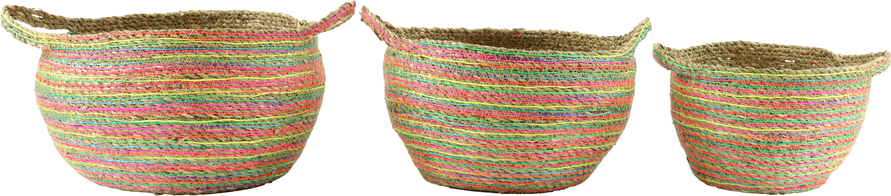 4487 PANIERS ANSE RAINBOW ROOTS  3P