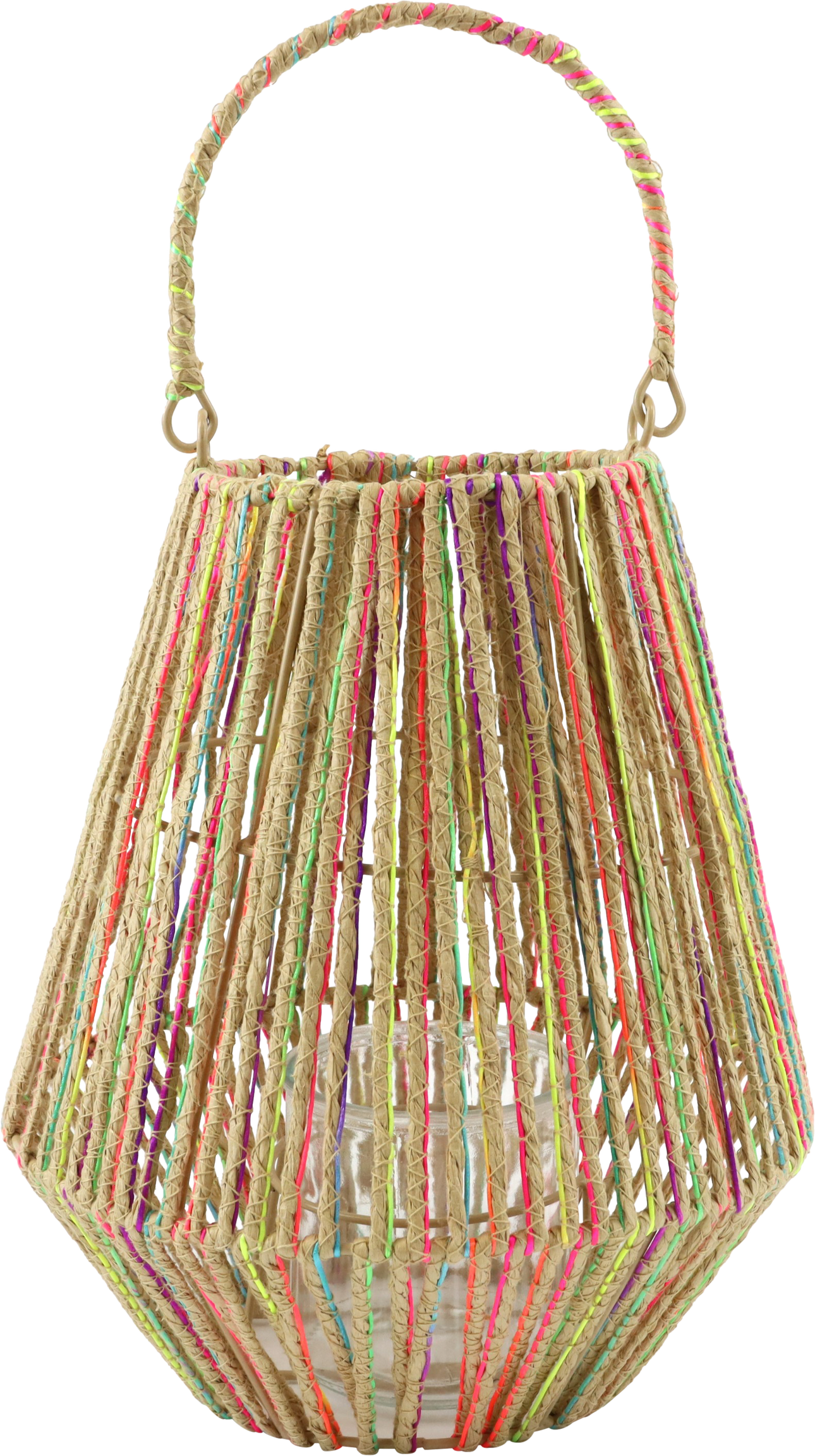 4492 LANTERNE VERRE RAINBOW ROOTS