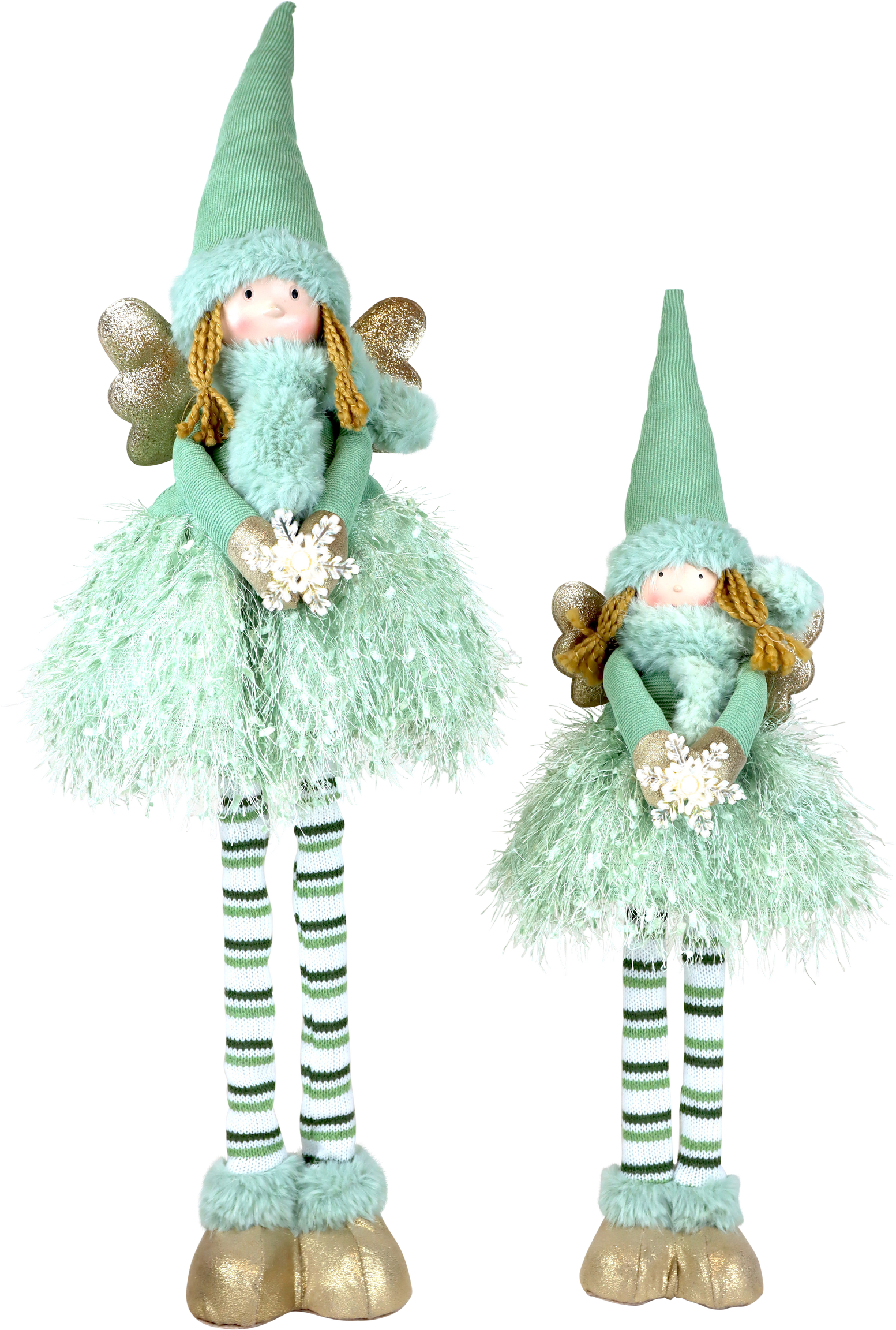 4624 FIGURINES D'ANGES LED CELESTE  2P