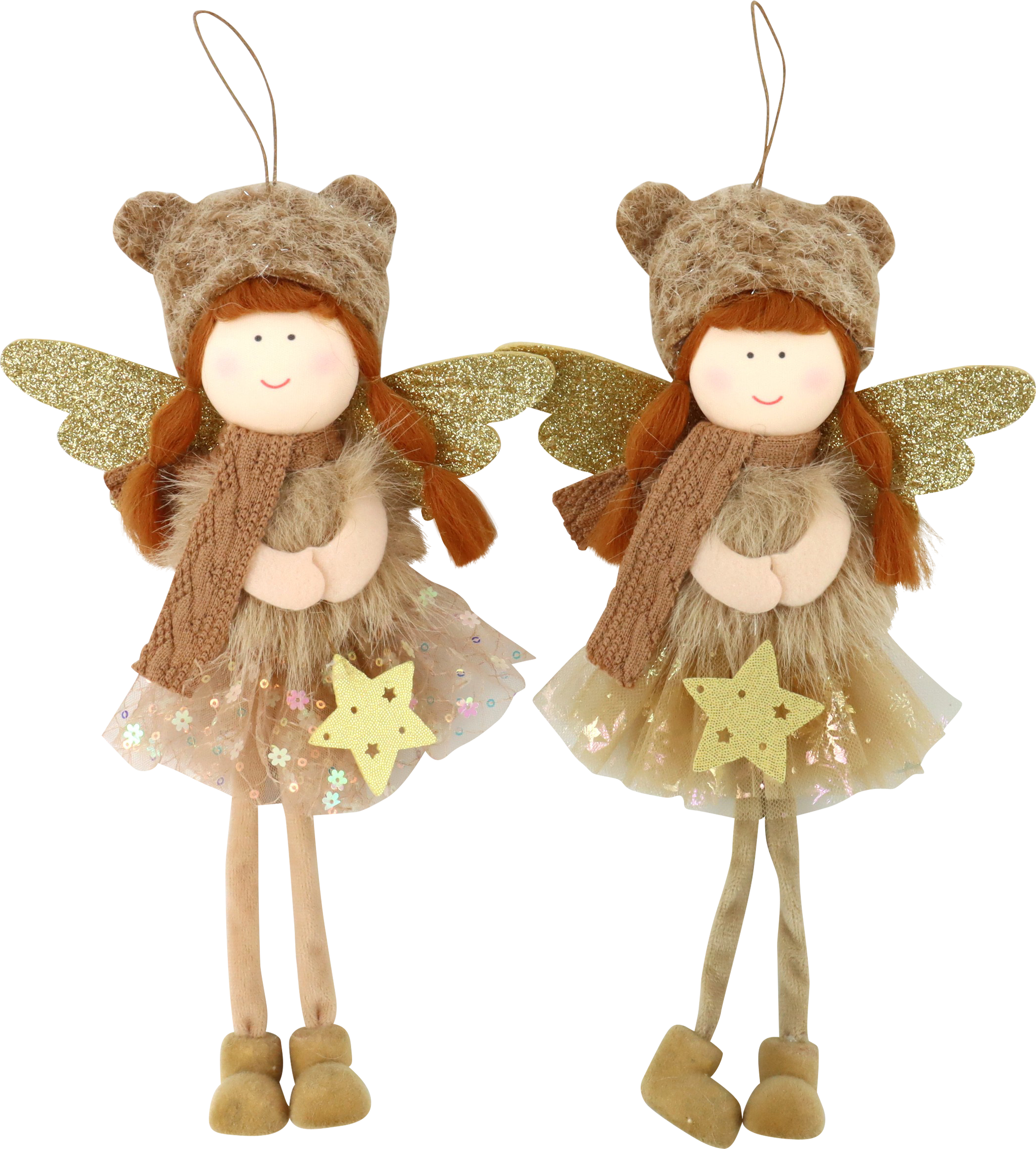 4708 HANGING ANGELS LUMICARA  S/2