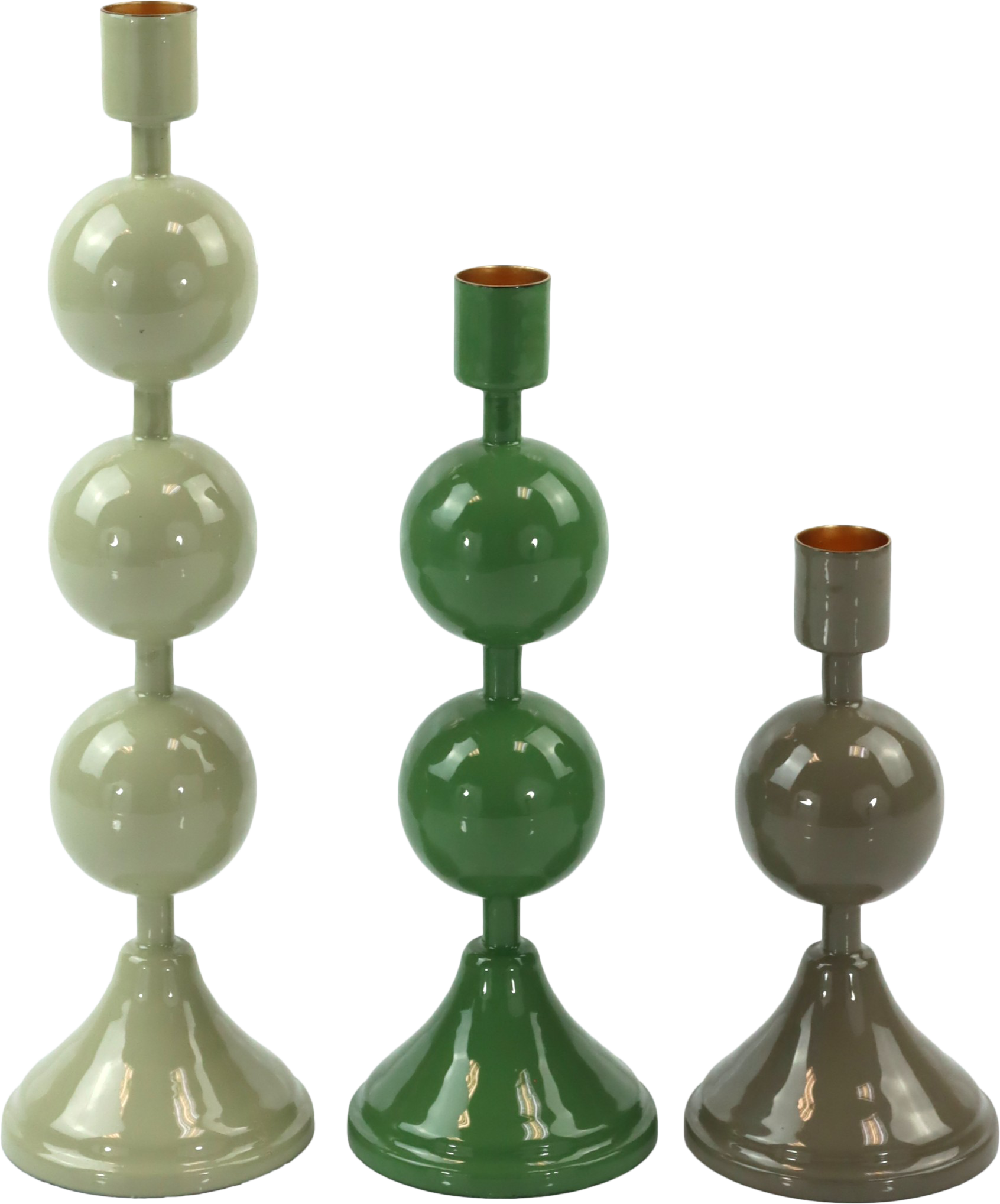 5083 CANDELABRO SAGE GLOW  S/3