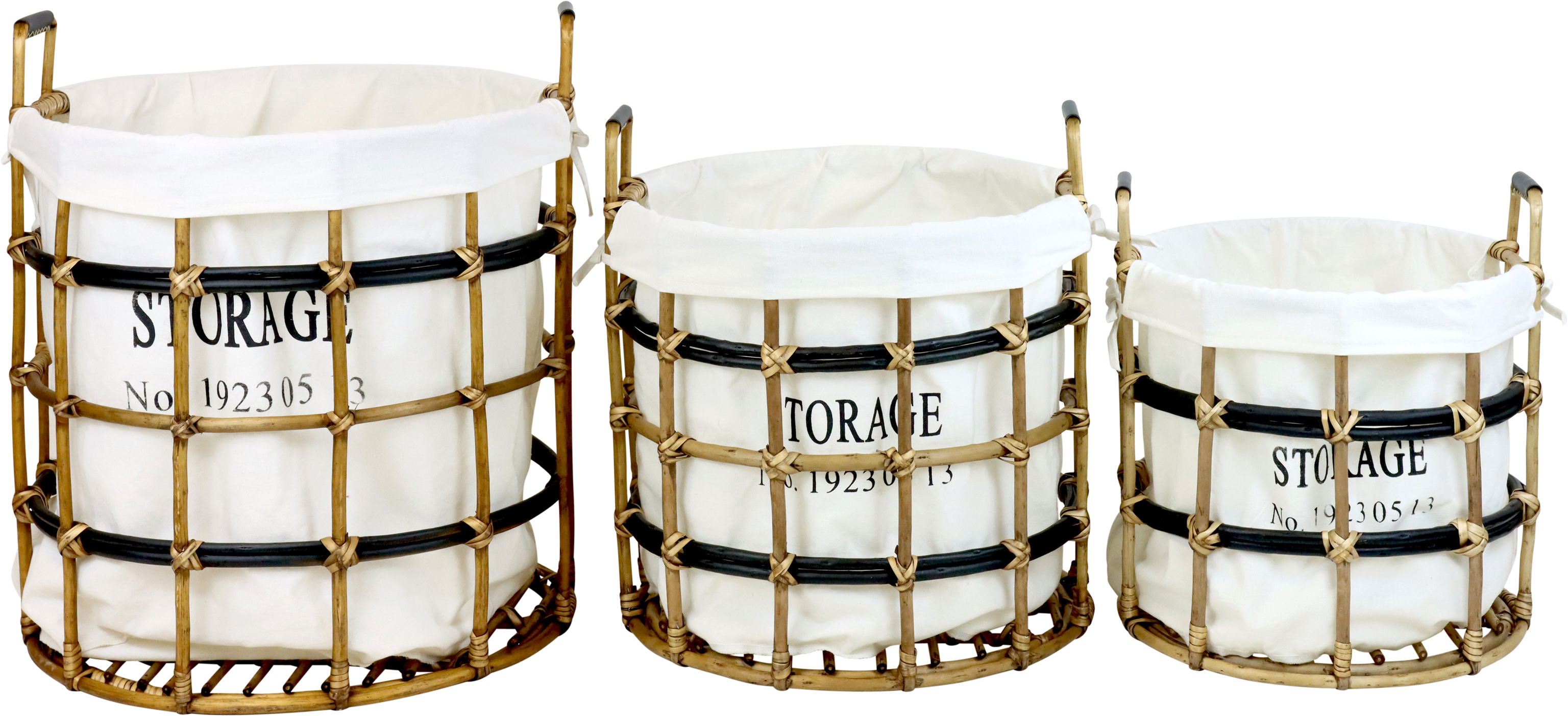 5216 RATTANKÖRBE HAMPTONS  S/3