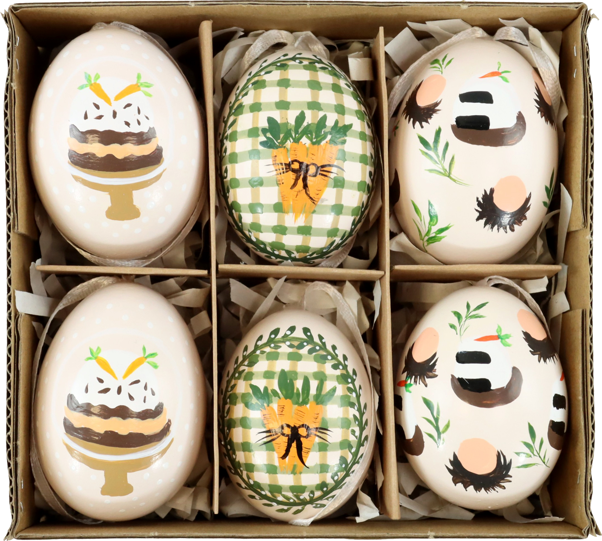 5322 EGGBOX CARROT CAKE  S/6
