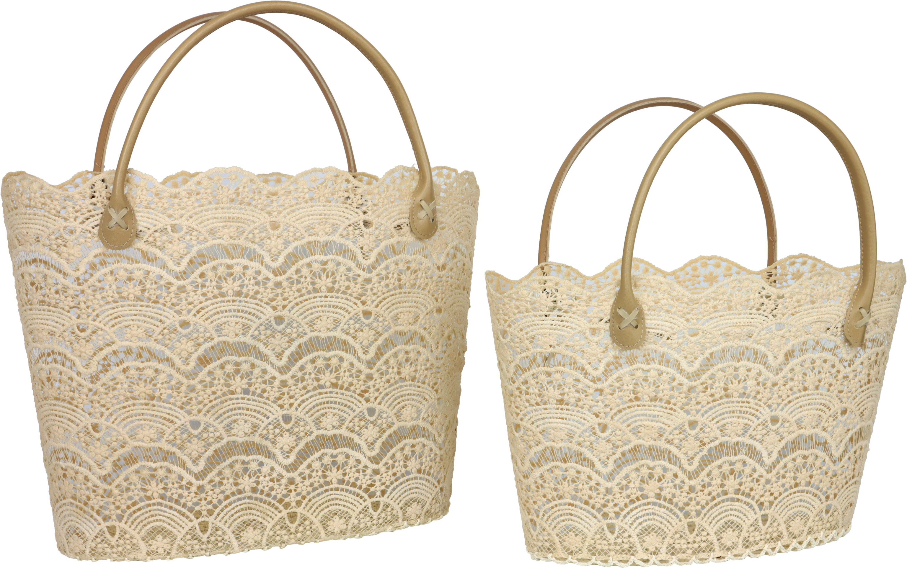 5612 BORSE PAGLIA LACE  2PZ