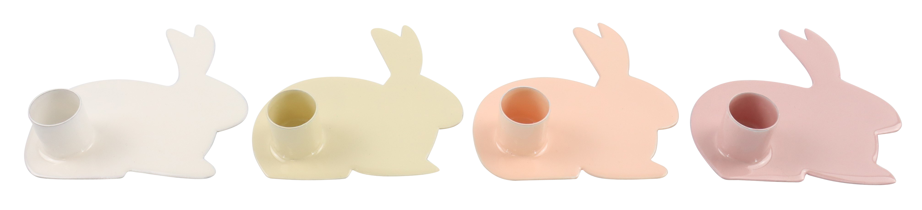 5810 CANDLE HOLDER RABBIT  S/4