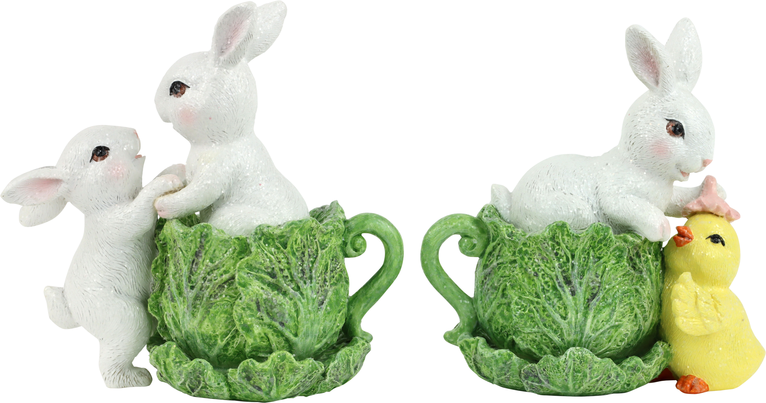 5836 RABBITS-CUPS CABBUNNY  S/2