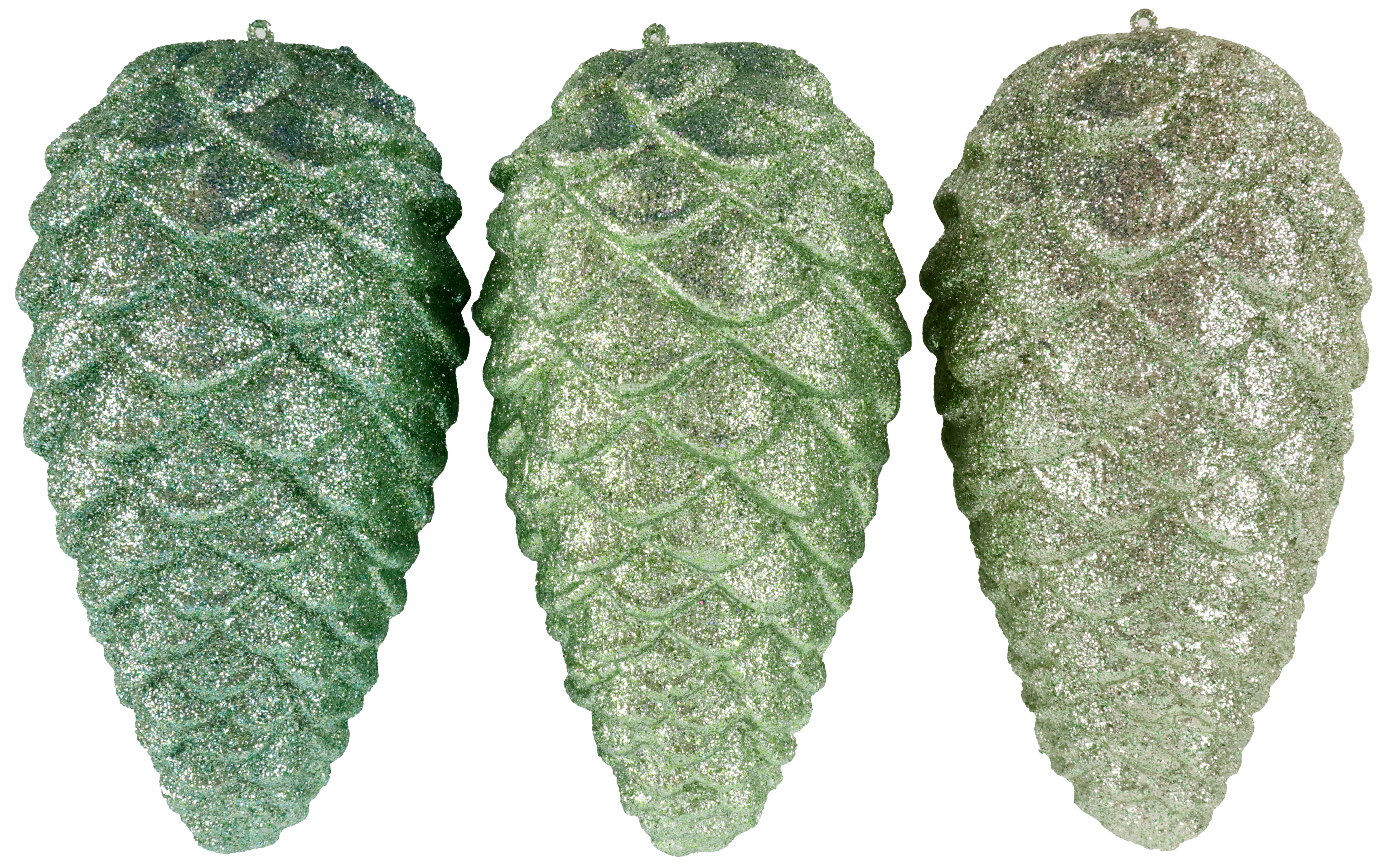 6213 GLITTER CONE GLORY  S/3