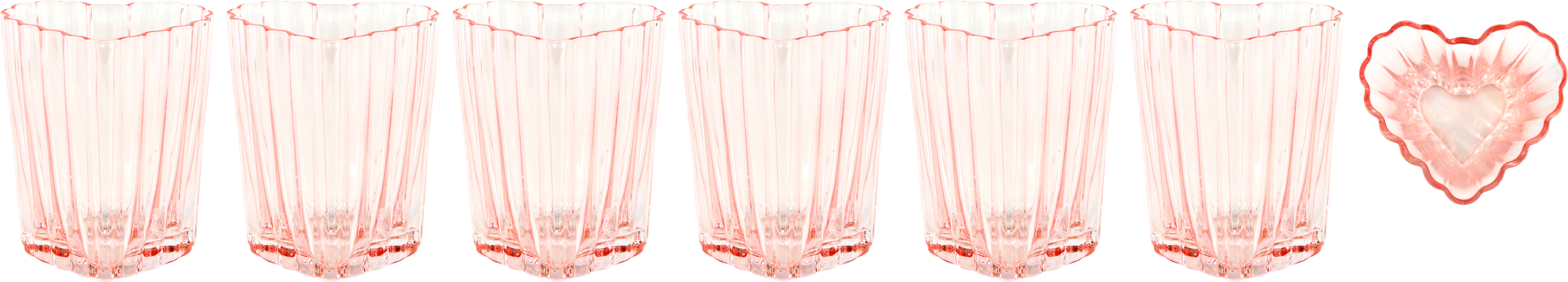 6234 GLÄSER SWEETHEART  S/6