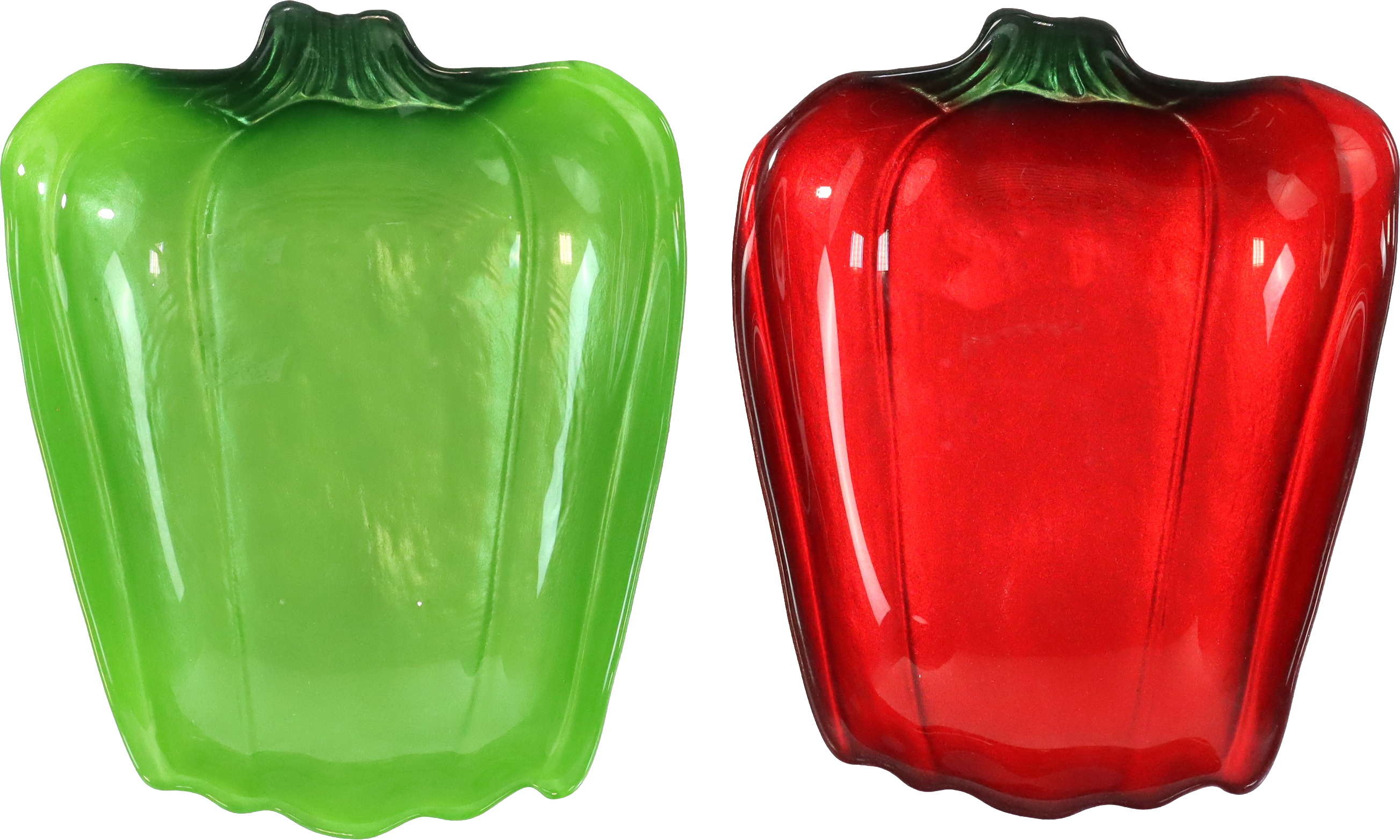 6290 GLASSBOWLS PEPPER PUNCH  S/2