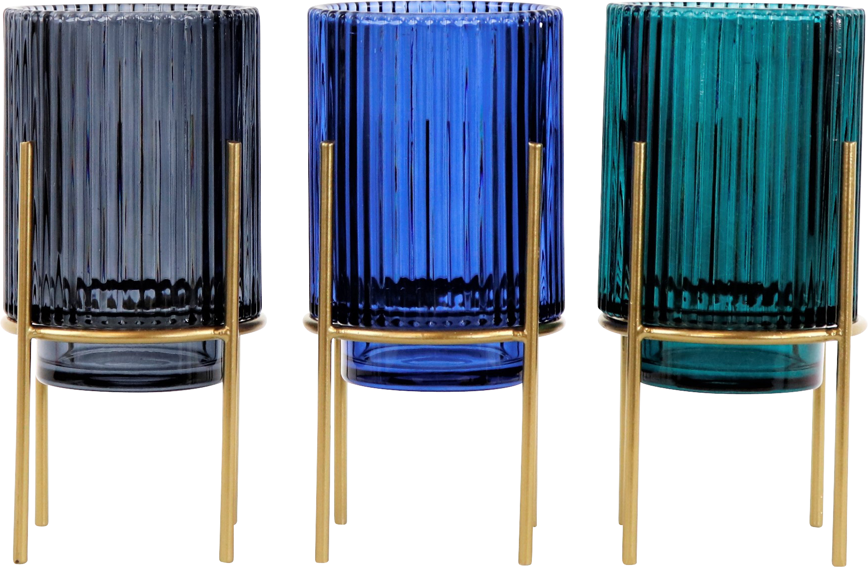 6304 GLASSES ON STAND AVALON  S/3