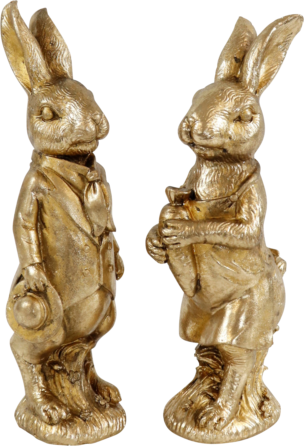 6536 GOLDEN RABBITS NOSTALGIA  S/2