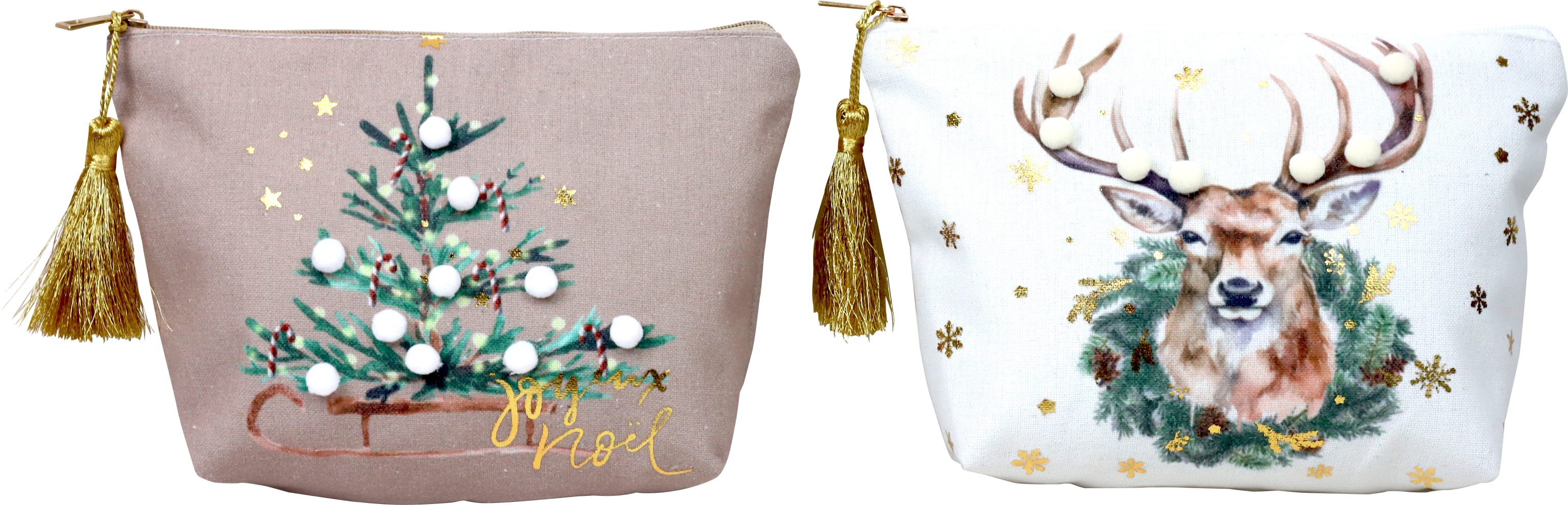 6660 BOLSAS CHRISTMAS GROVE  S/2