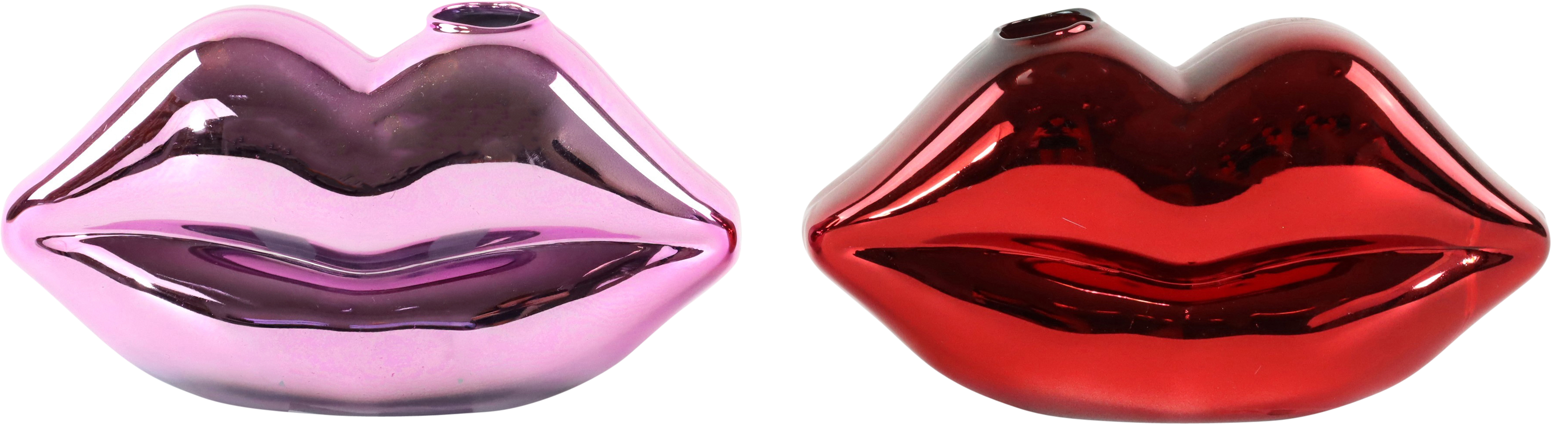 6745 VASES VERRE BISOU  2P