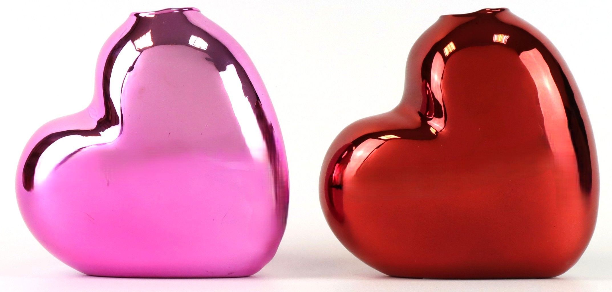 6755 VASES VERRE AMORE  2P