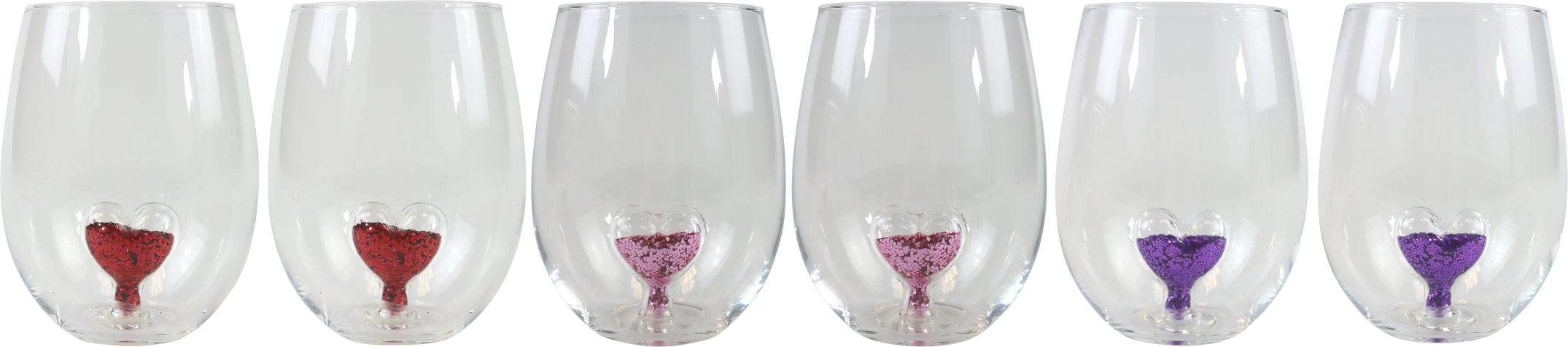 6771 GLASSES AMORE  S/6