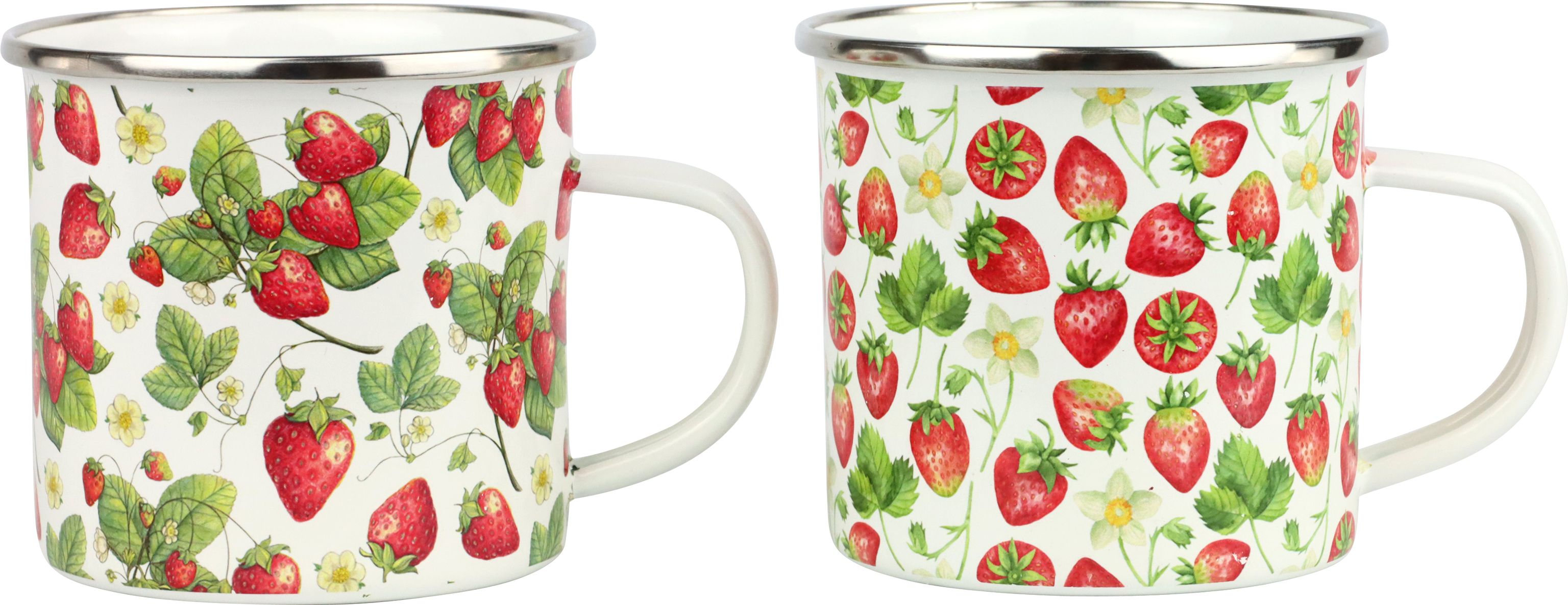 7100 TASSES À POULETS STRAWBERRY  2P