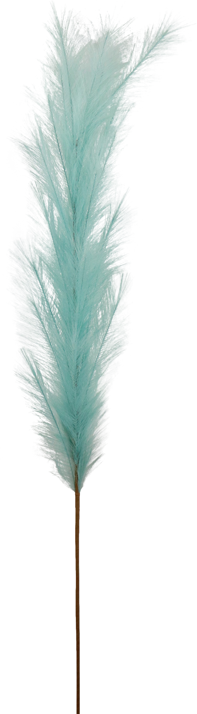 7165 ZIERFEDER OZEANBLAU 170CM