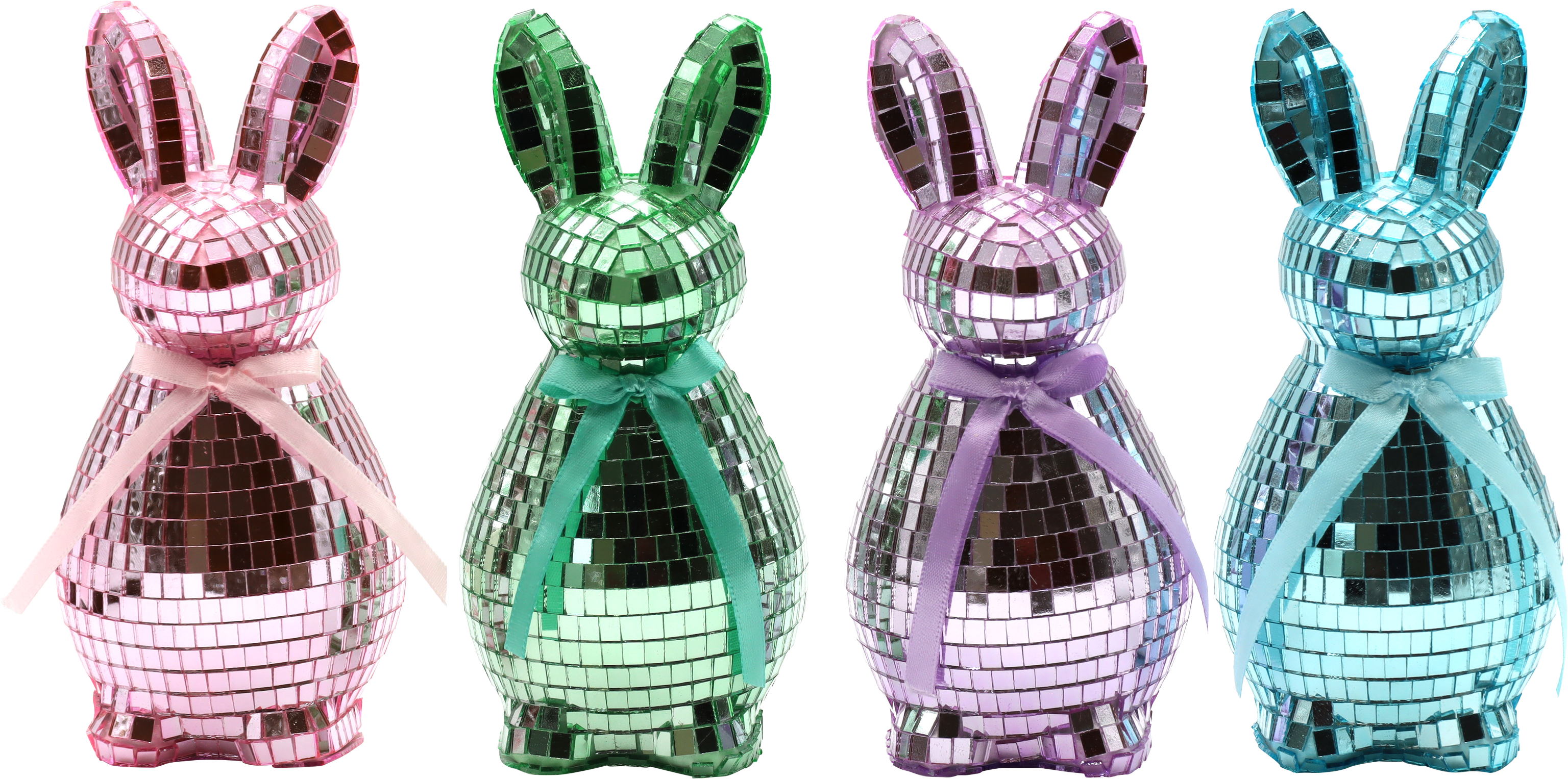 7222 RABBITS EASTER GLAM  S/4
