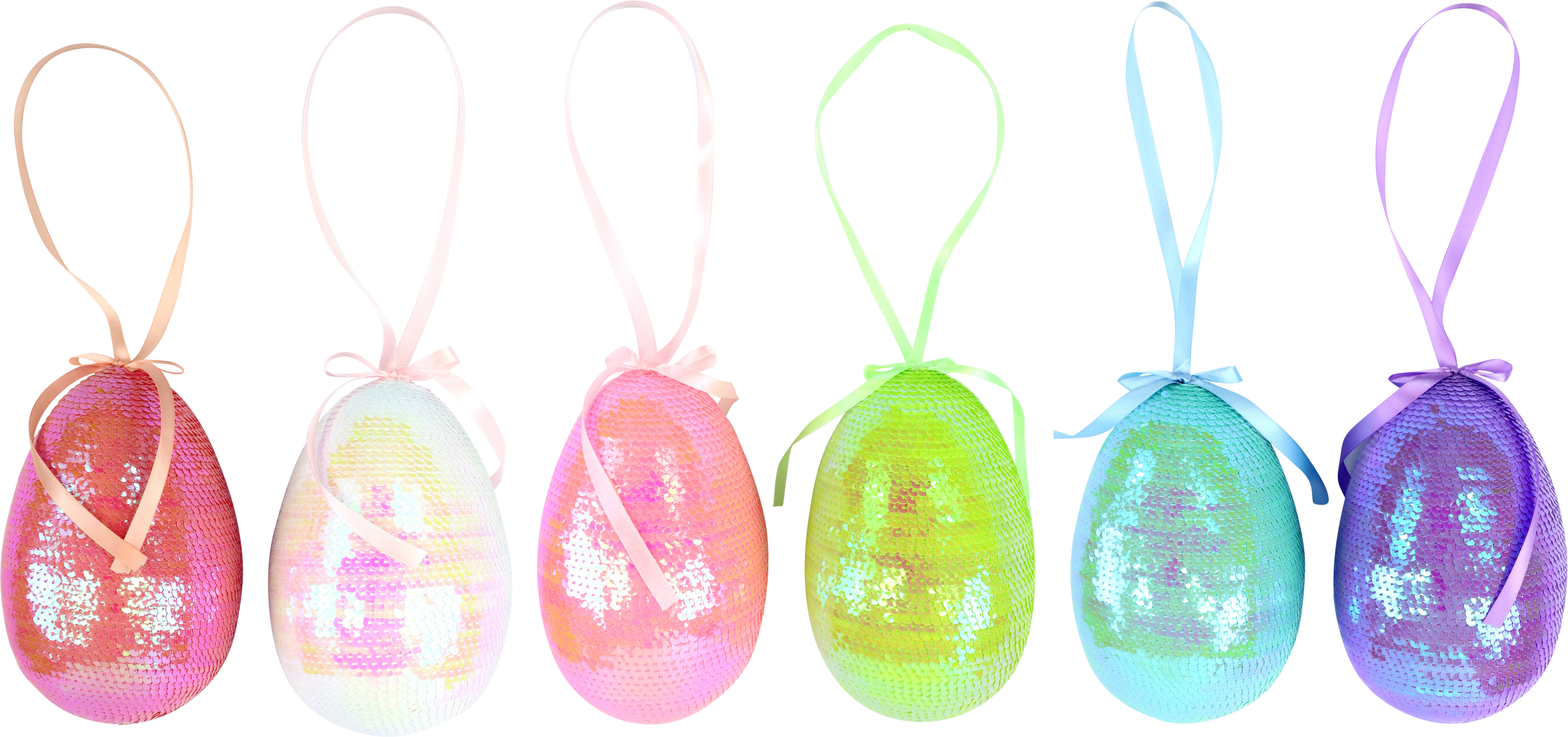 7373 ŒUFS PAILLETTES EASTER GLAM  6P