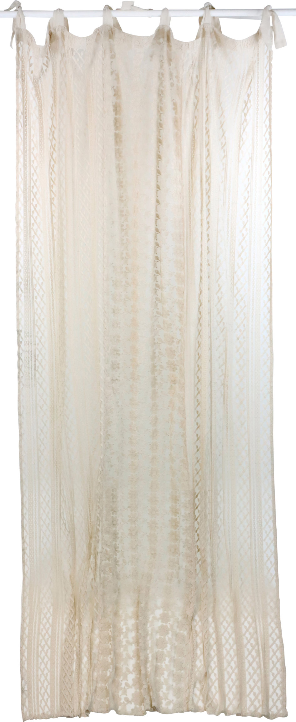 7608 CORTINA ENCAJE VINTAGE 140X250