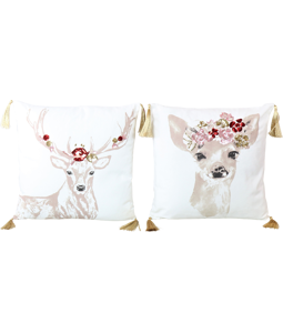 7708 HOUSSES COUSSIN  DEERS 45X45 2P