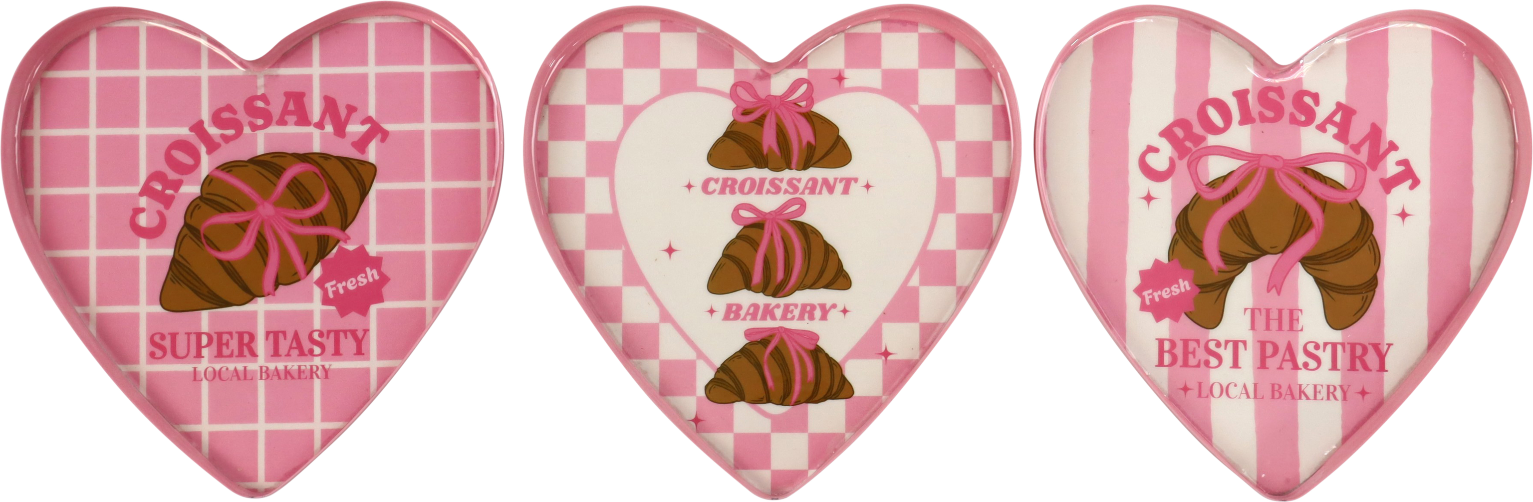 7722 PLATEAUX CŒUR CROISSANT CLUB  3P
