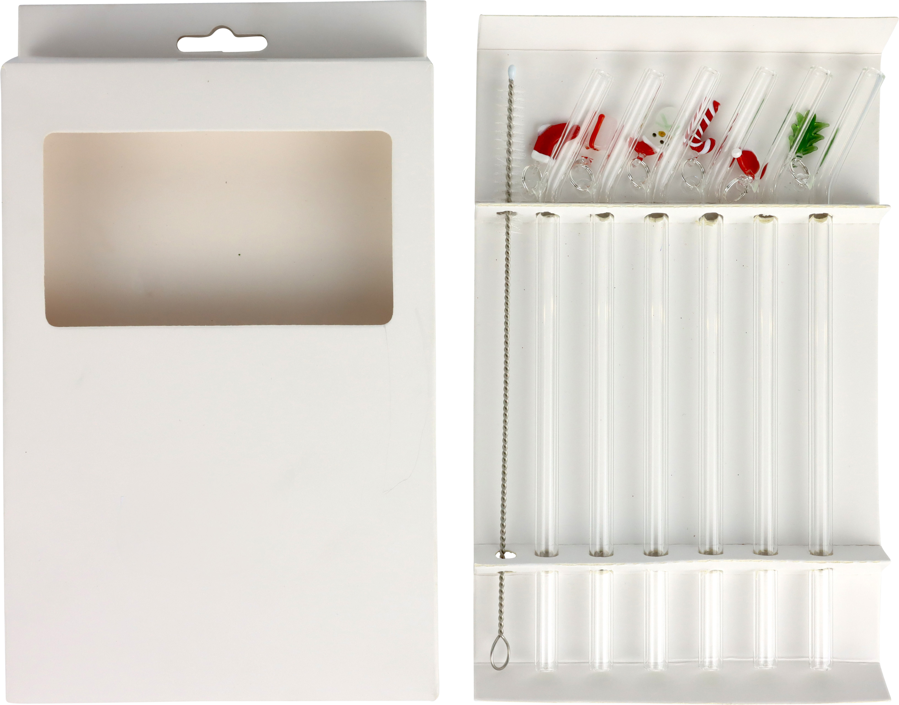 7777 FIOCCHI DI VETRO X-MAS  6PZ