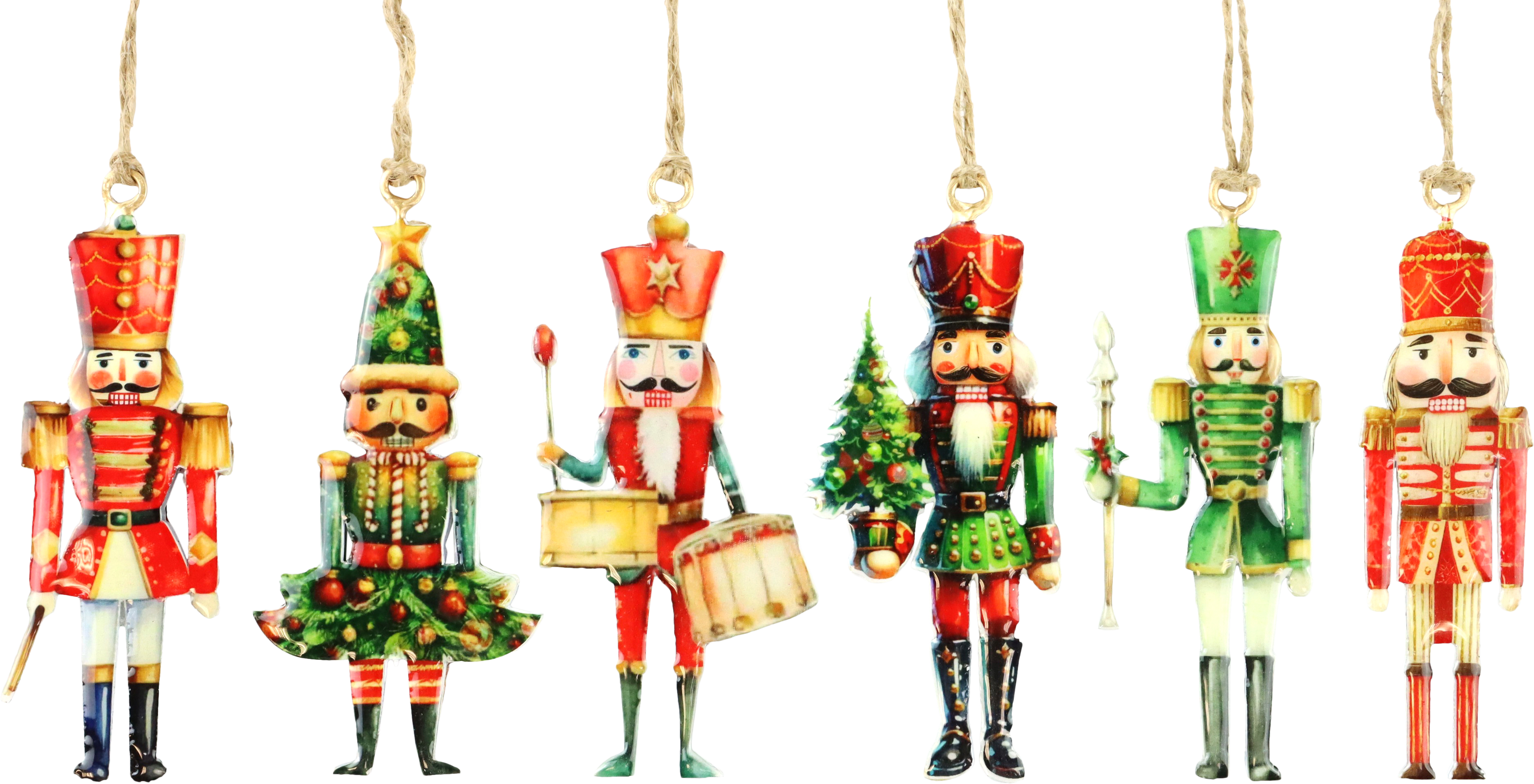 7906 COLGANTESDECORATIVOS NUSSKNAC  S/6