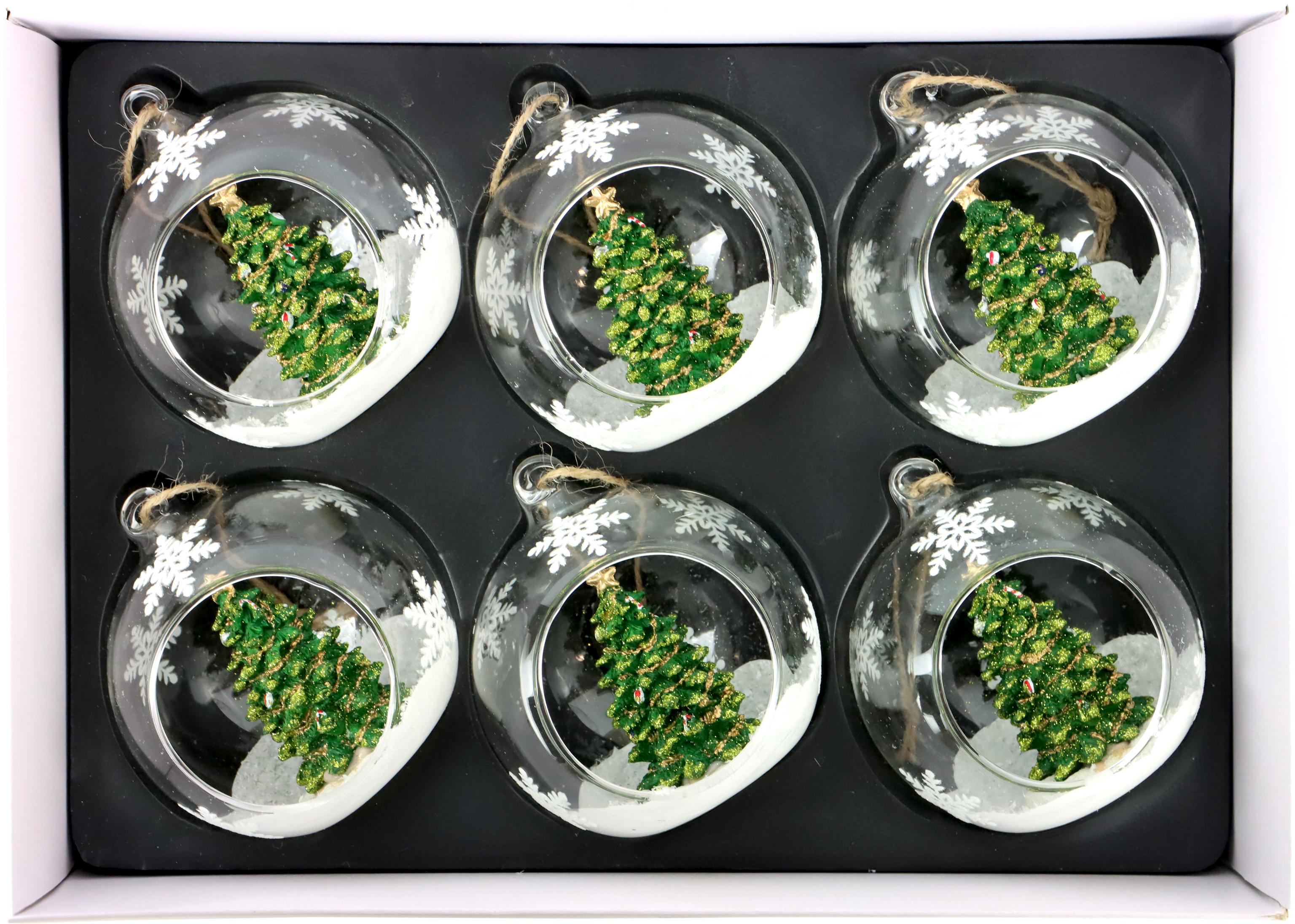 8119 PALLE VETRO  ALBERO  6PZ